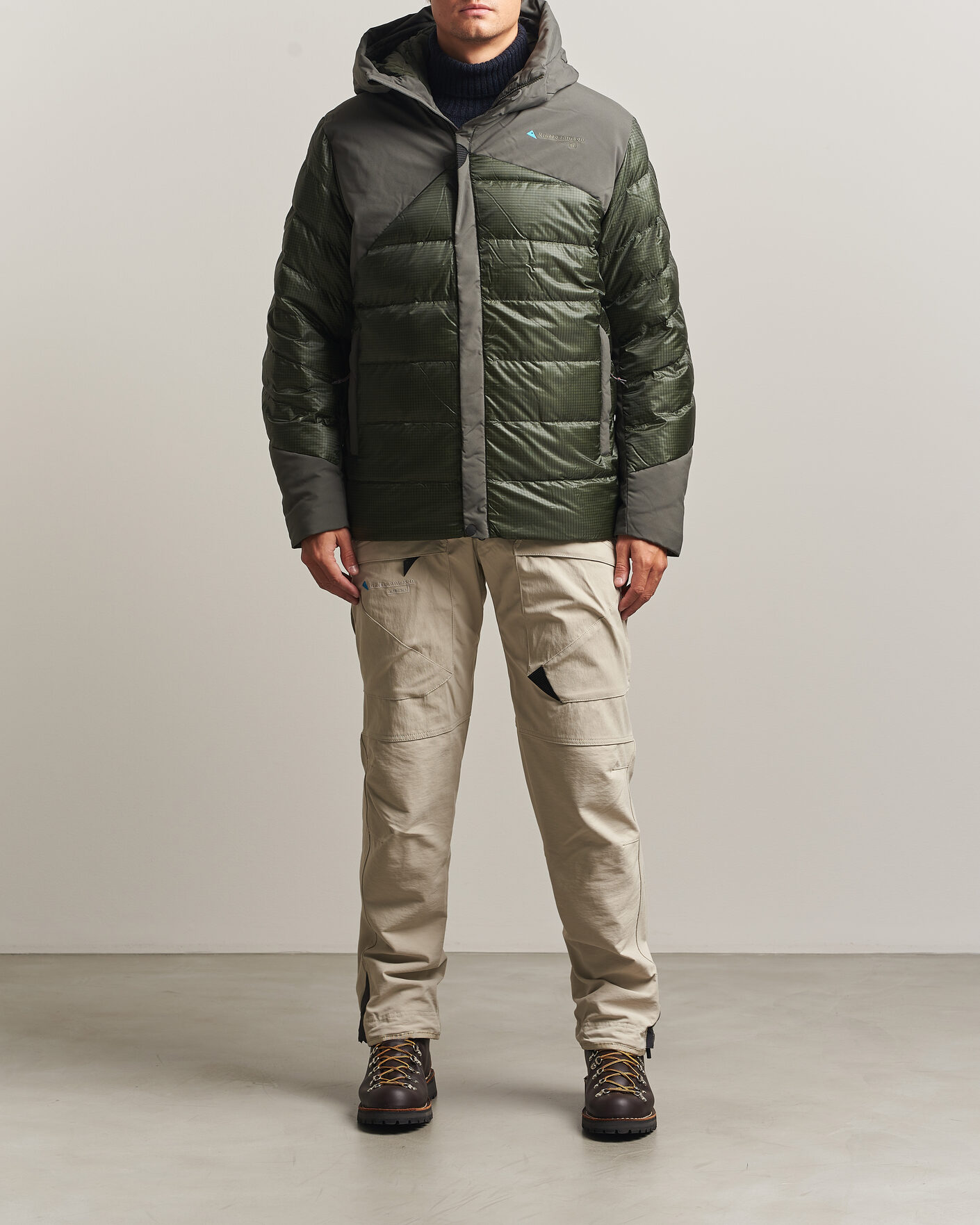 Heren | Jassen | Klättermusen | Rå Hood Jacket Dusky Green