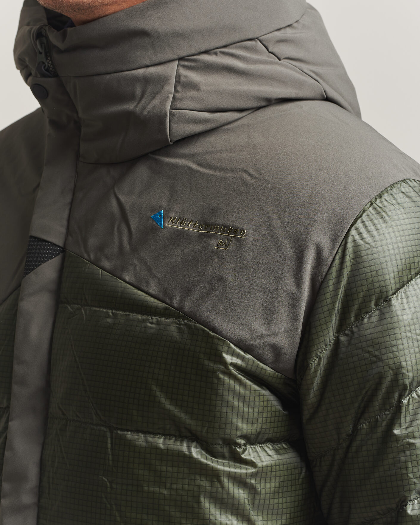 Heren | Jassen | Klättermusen | Rå Hood Jacket Dusky Green