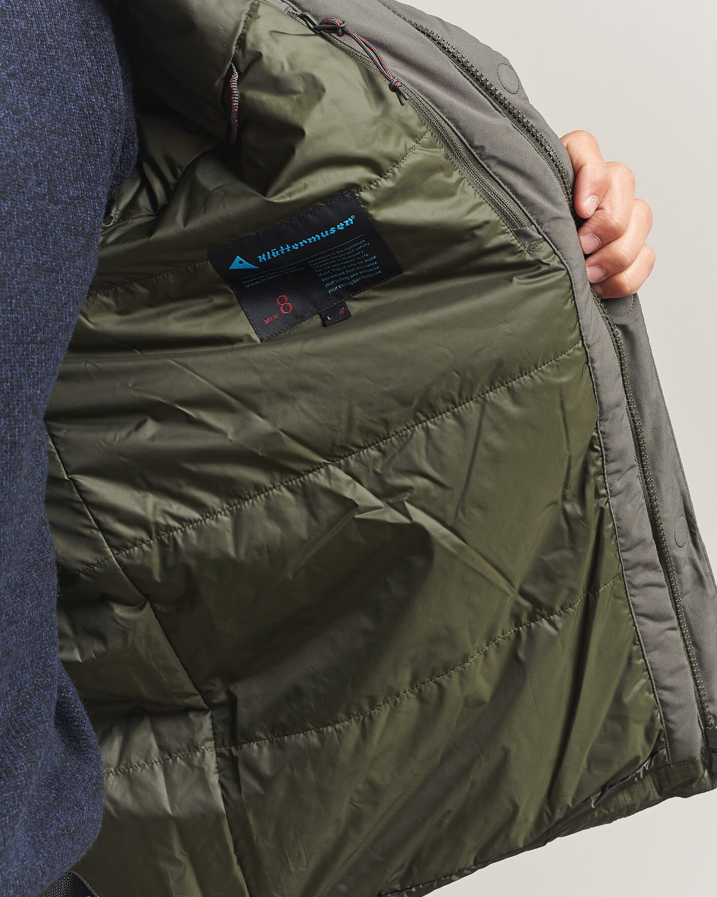 Heren | Jassen | Klättermusen | Rå Hood Jacket Dusky Green