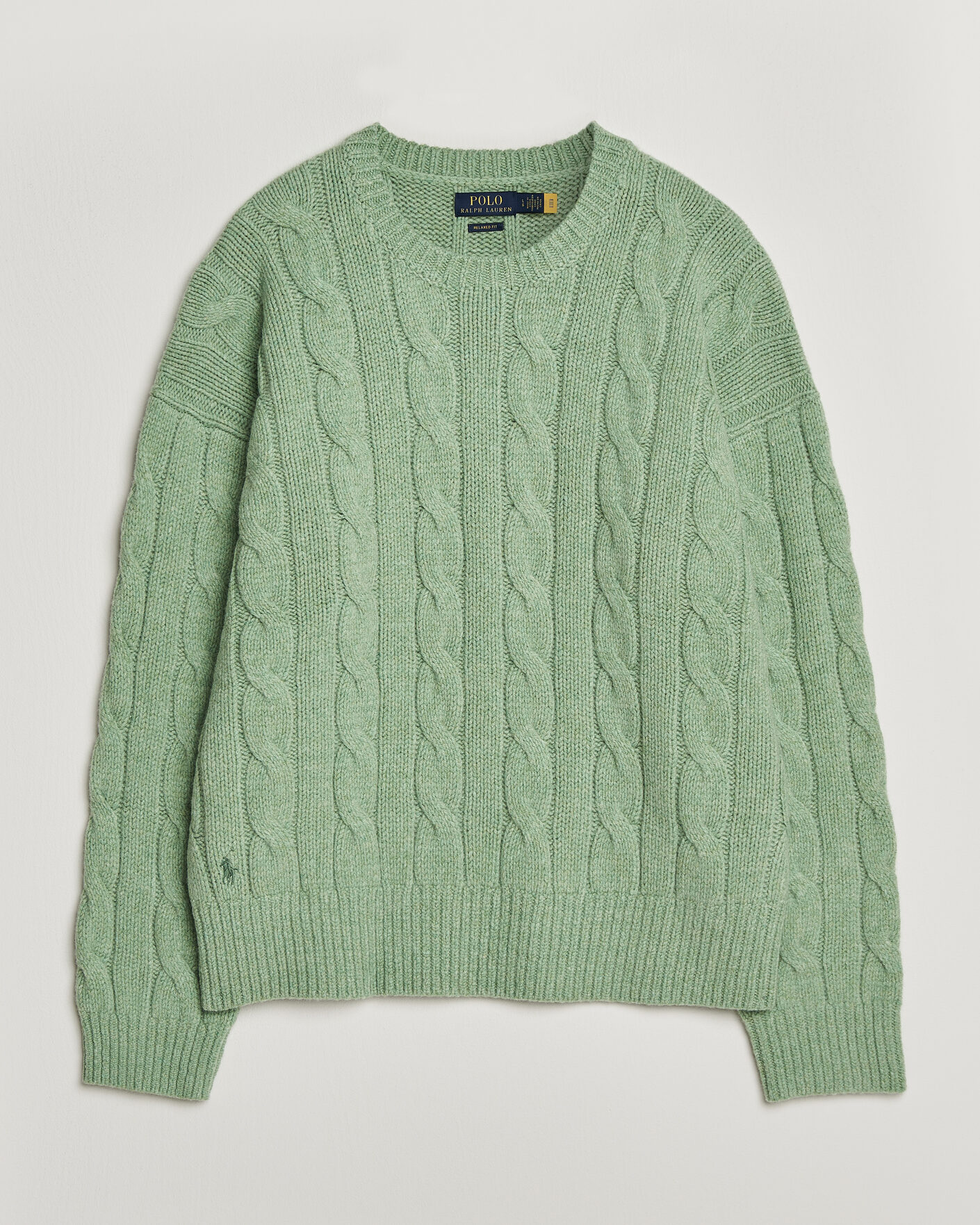 Heren | Truien | Polo Ralph Lauren | Exploded Cabel Sweater Sprouting Green