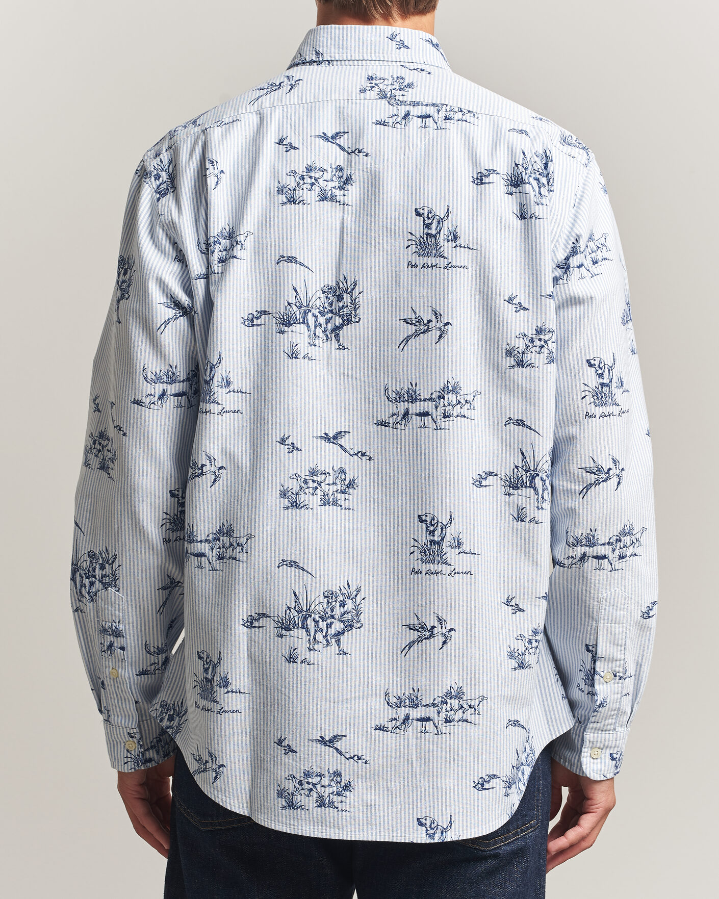 Heren | Overhemden | Polo Ralph Lauren | Custom Fit Printed Oxford Shirt Field & Pheasant