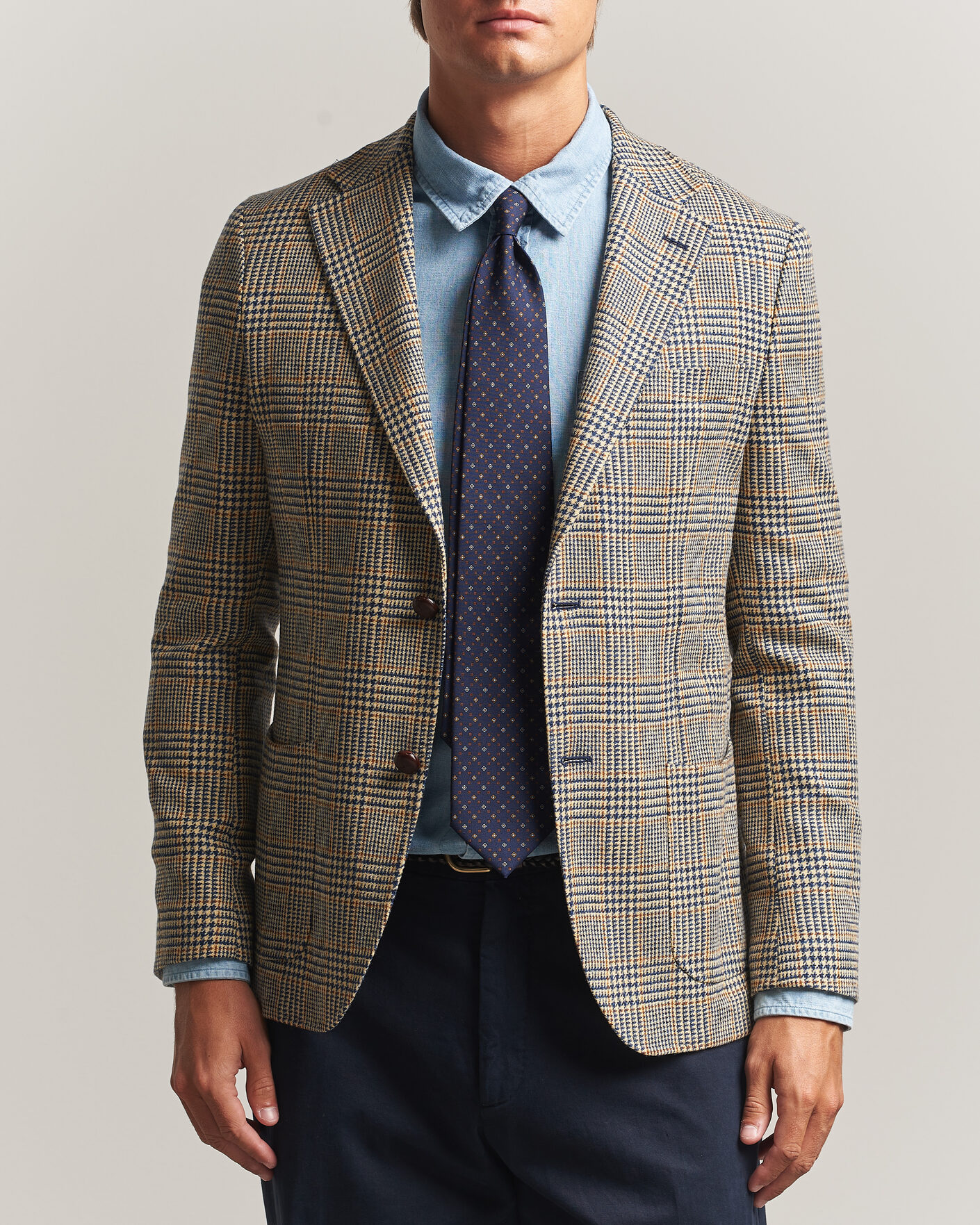 Heren | Blazers | Morris | Merino Cashmere Blazer Blue