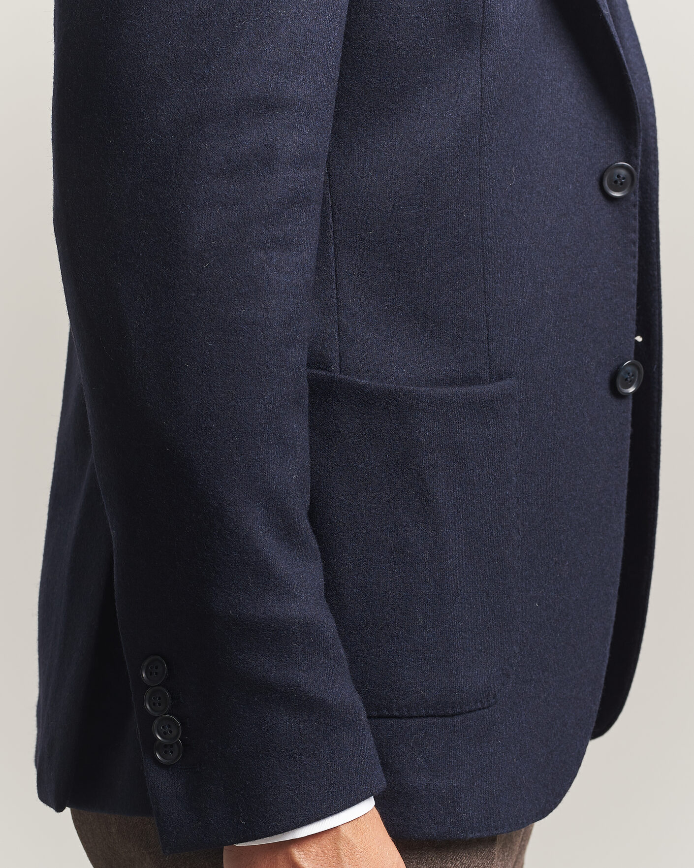 Heren | Blazers | Morris | Wool Jersey Blazer Navy
