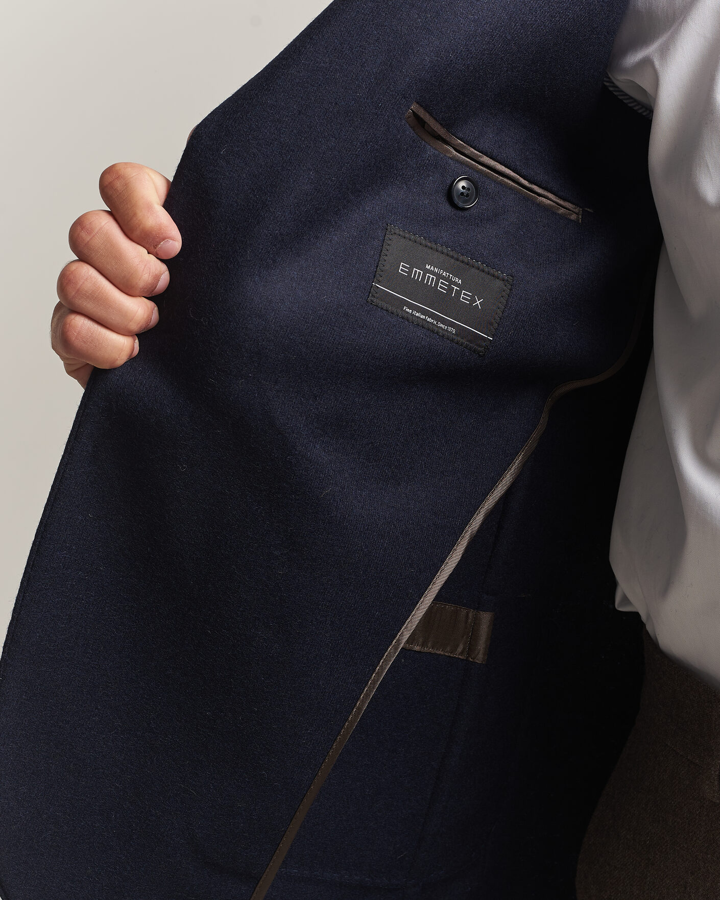 Heren | Blazers | Morris | Wool Jersey Blazer Navy
