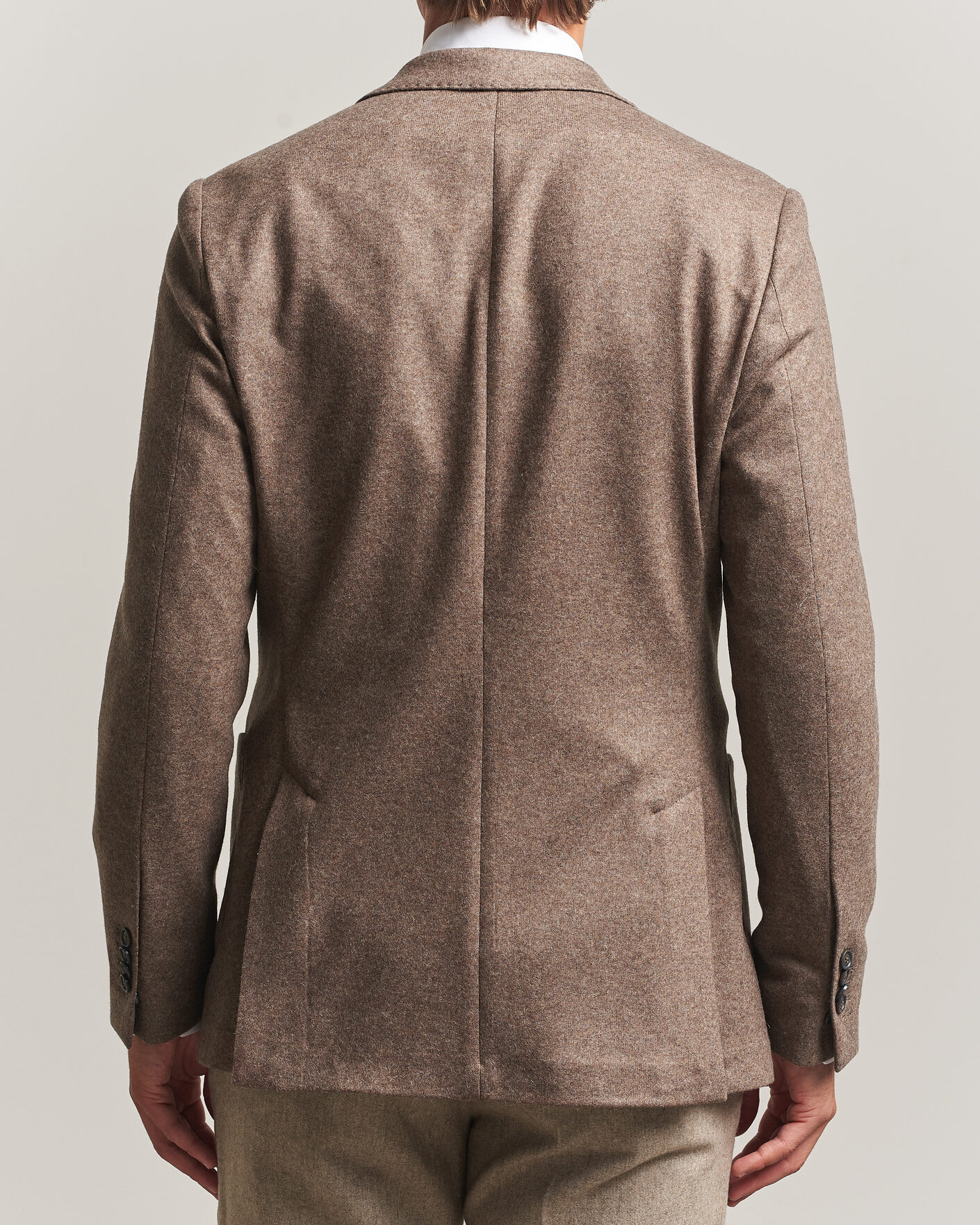 Heren | Blazers | Morris | Wool Jersey Blazer Brown