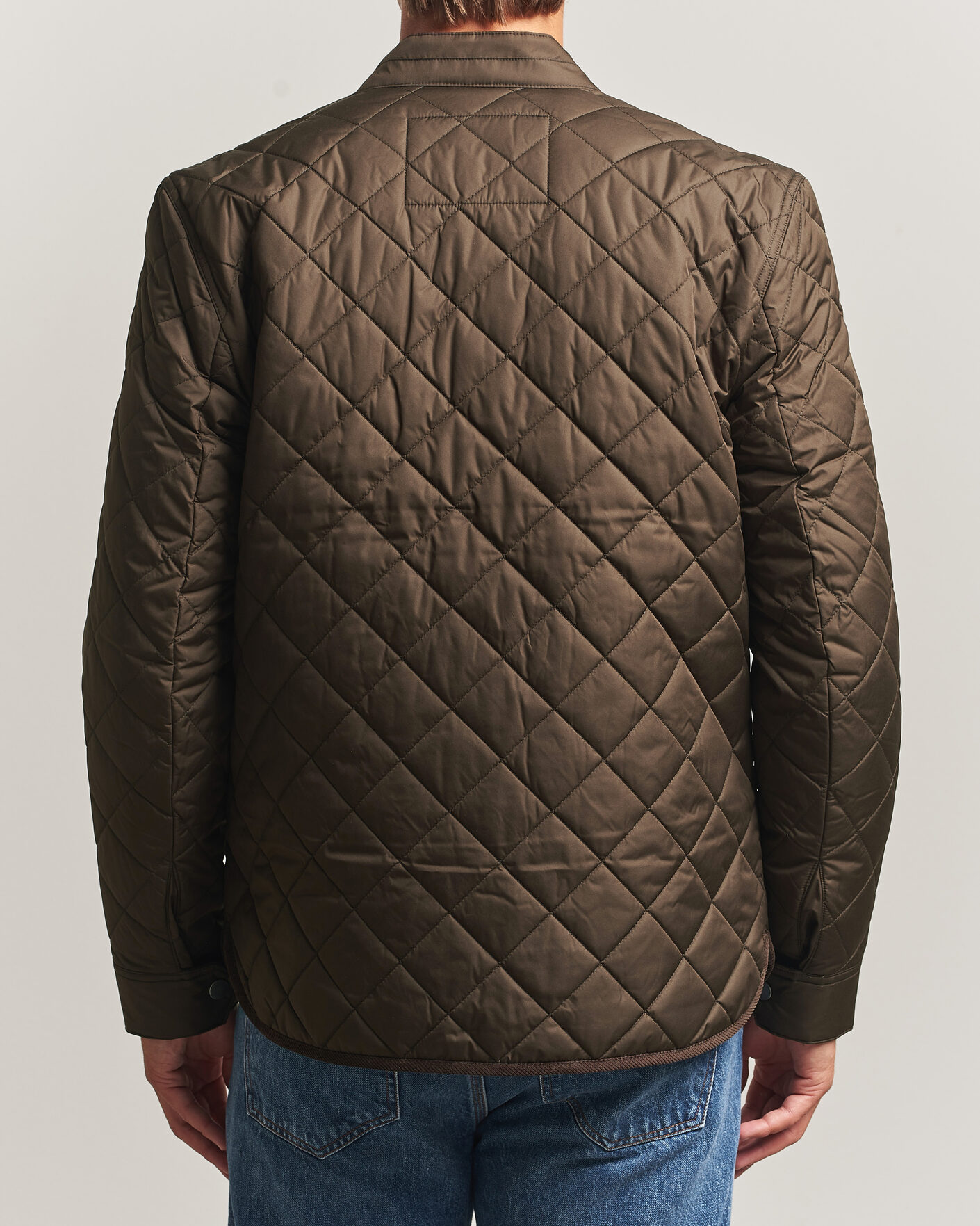 Heren | Jassen | Morris | Teddy Quilted Jacket Brown