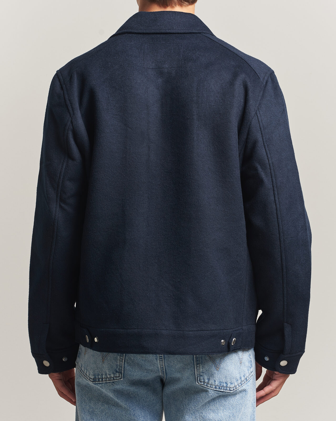 Heren | Jassen | Morris | Wallace Wool Jacket Blue