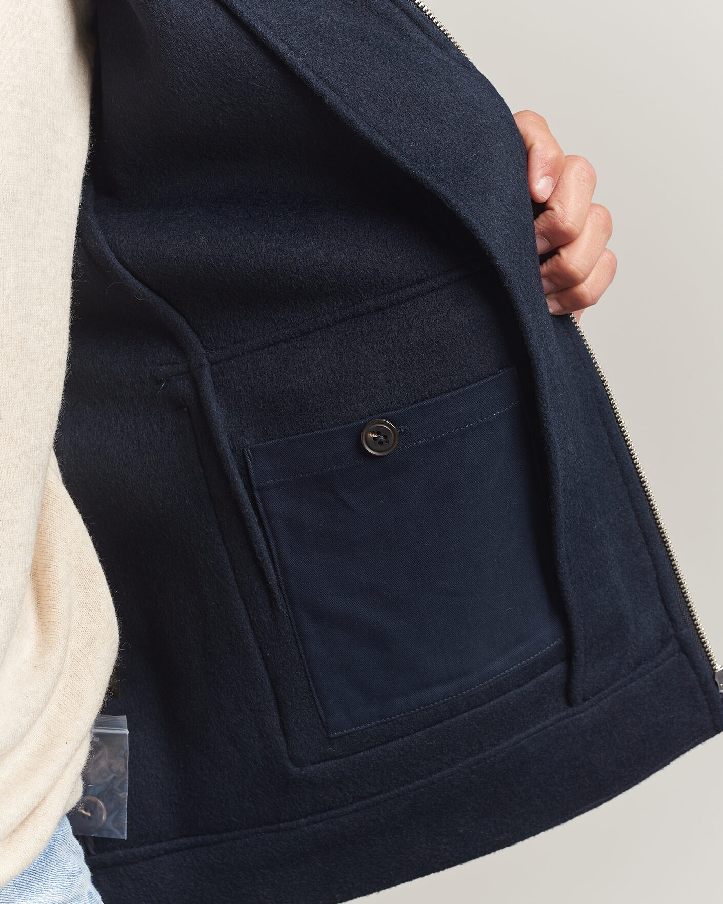 Heren | Jassen | Morris | Wallace Wool Jacket Blue