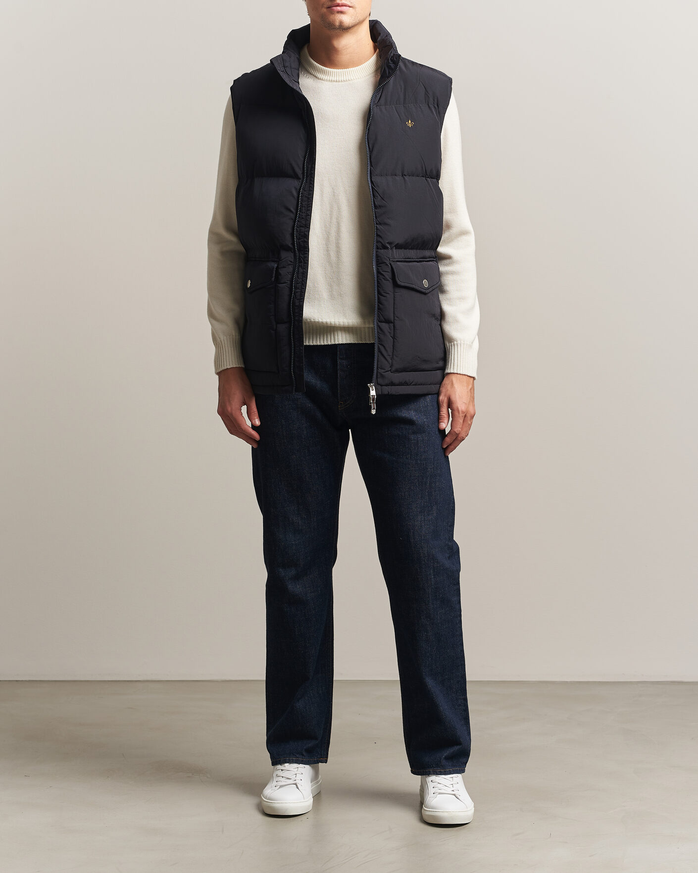 Heren | Gilets | Morris | Lennox Puffer Vest Blue