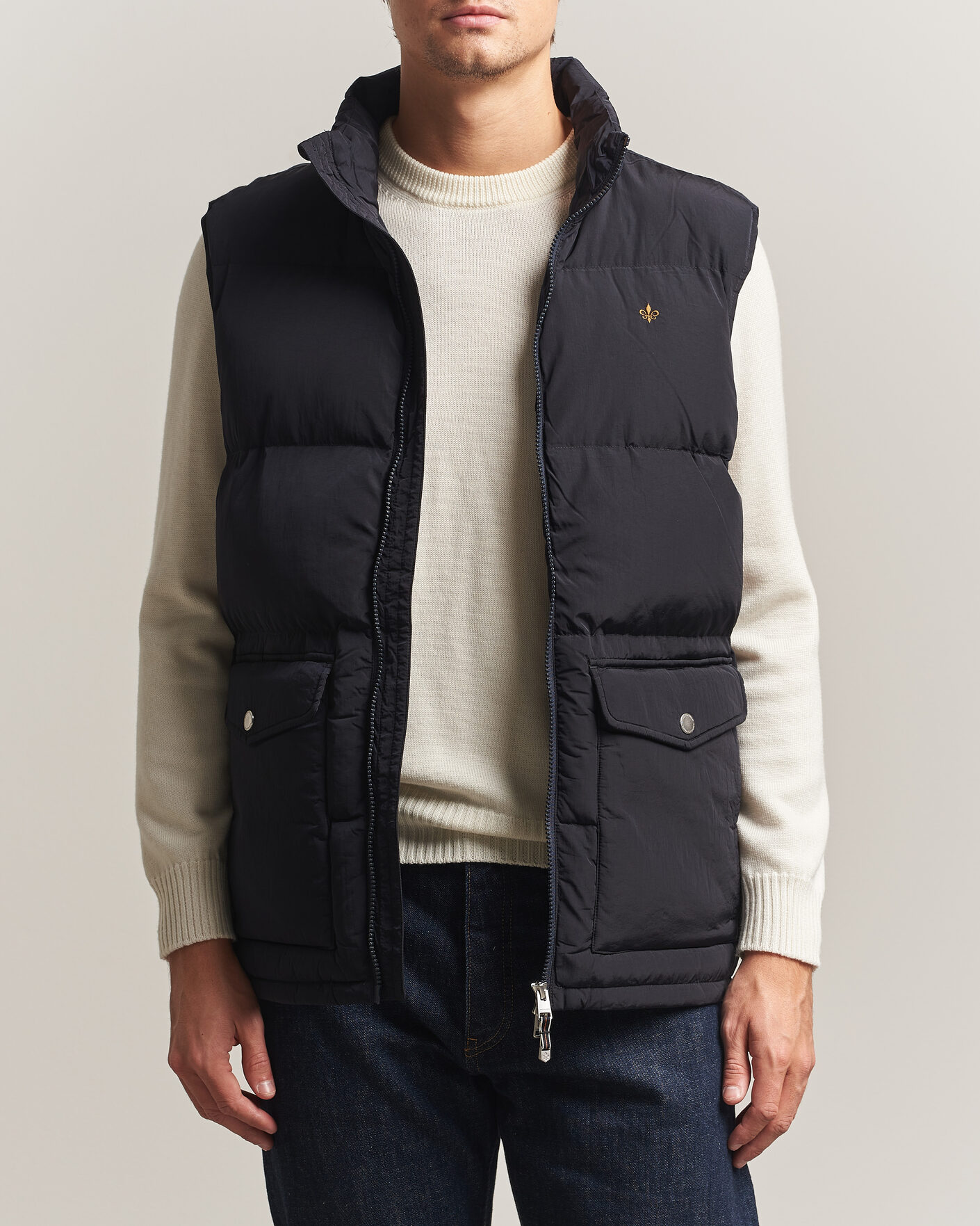Heren | Gilets | Morris | Lennox Puffer Vest Blue