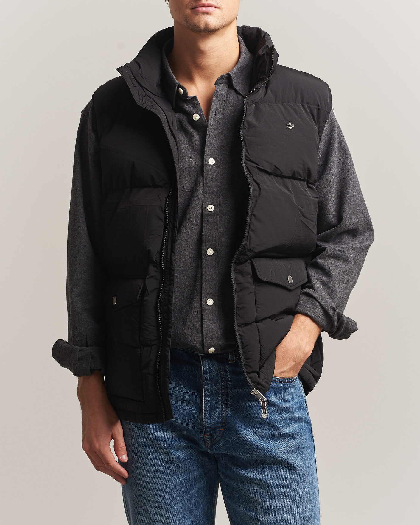 Heren | Gilets | Morris | Lennox Puffer Vest Black