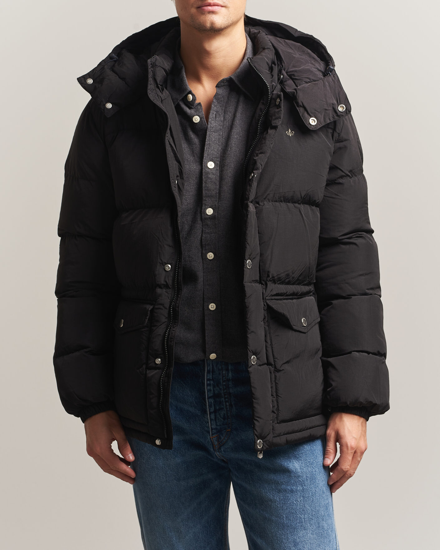 Heren | Jassen | Morris | Lennox Puffer Jacket Black