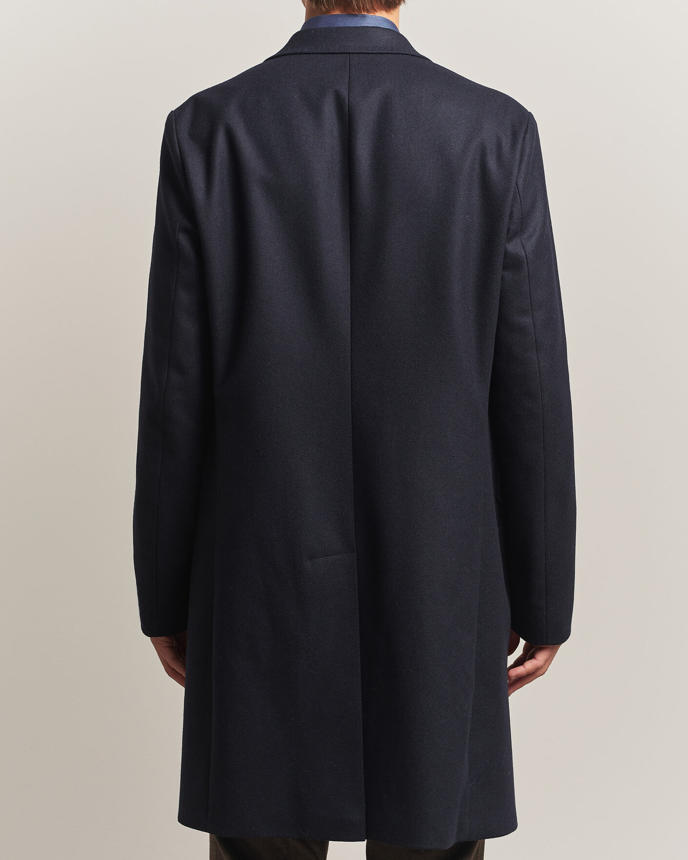 Heren | Jassen | Morris | Ben Wool Coat Navy