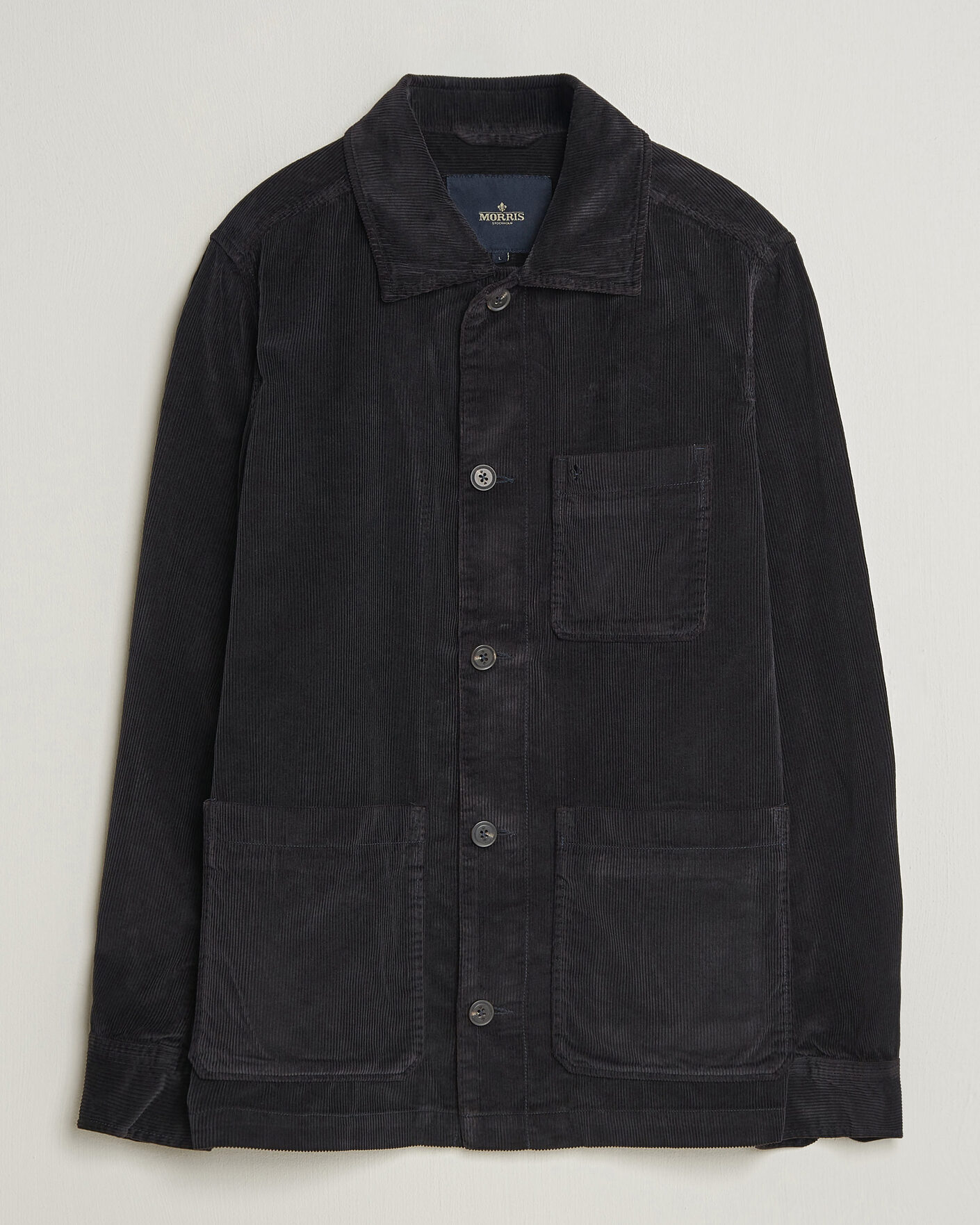 Heren | Overhemden | Morris | Fenix Cord Shirt Jacket Blue