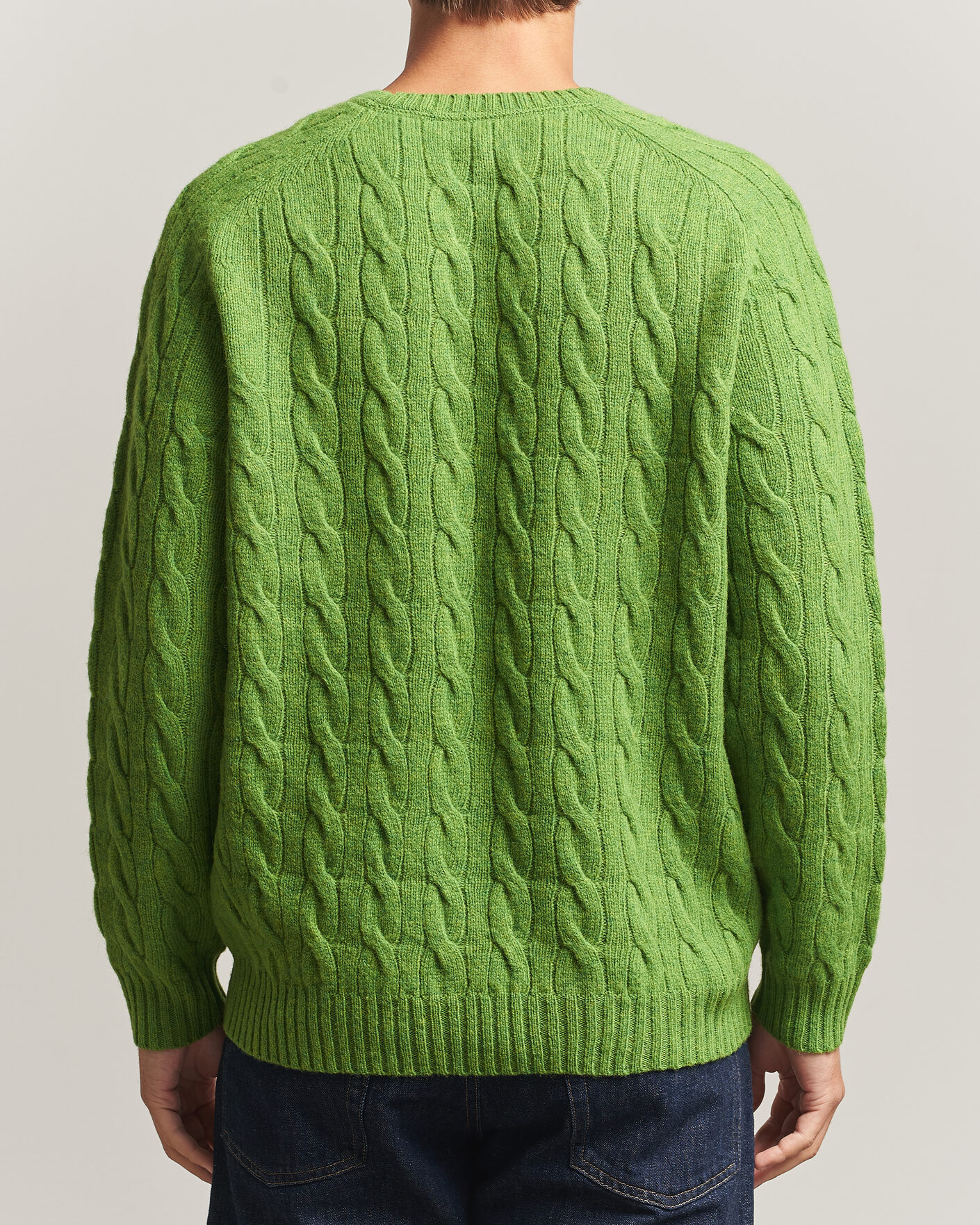 Heren | Truien | Morris | Archard Cable Sweater Green
