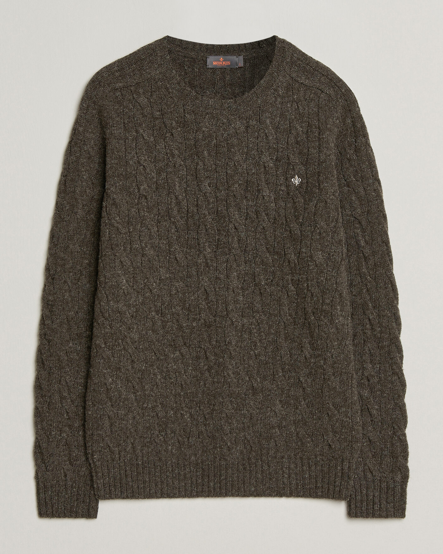 Heren | Truien | Morris | Archard Cable Sweater Brown