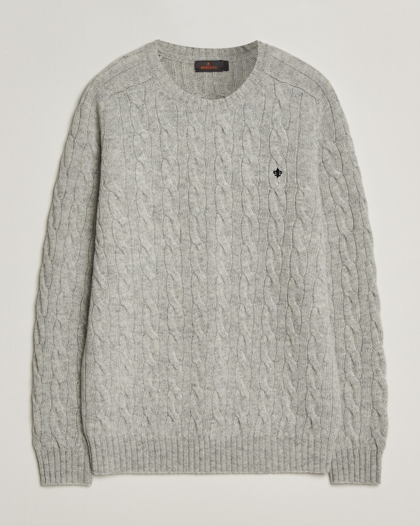 Heren | Truien | Morris | Archard Cable Sweater Grey