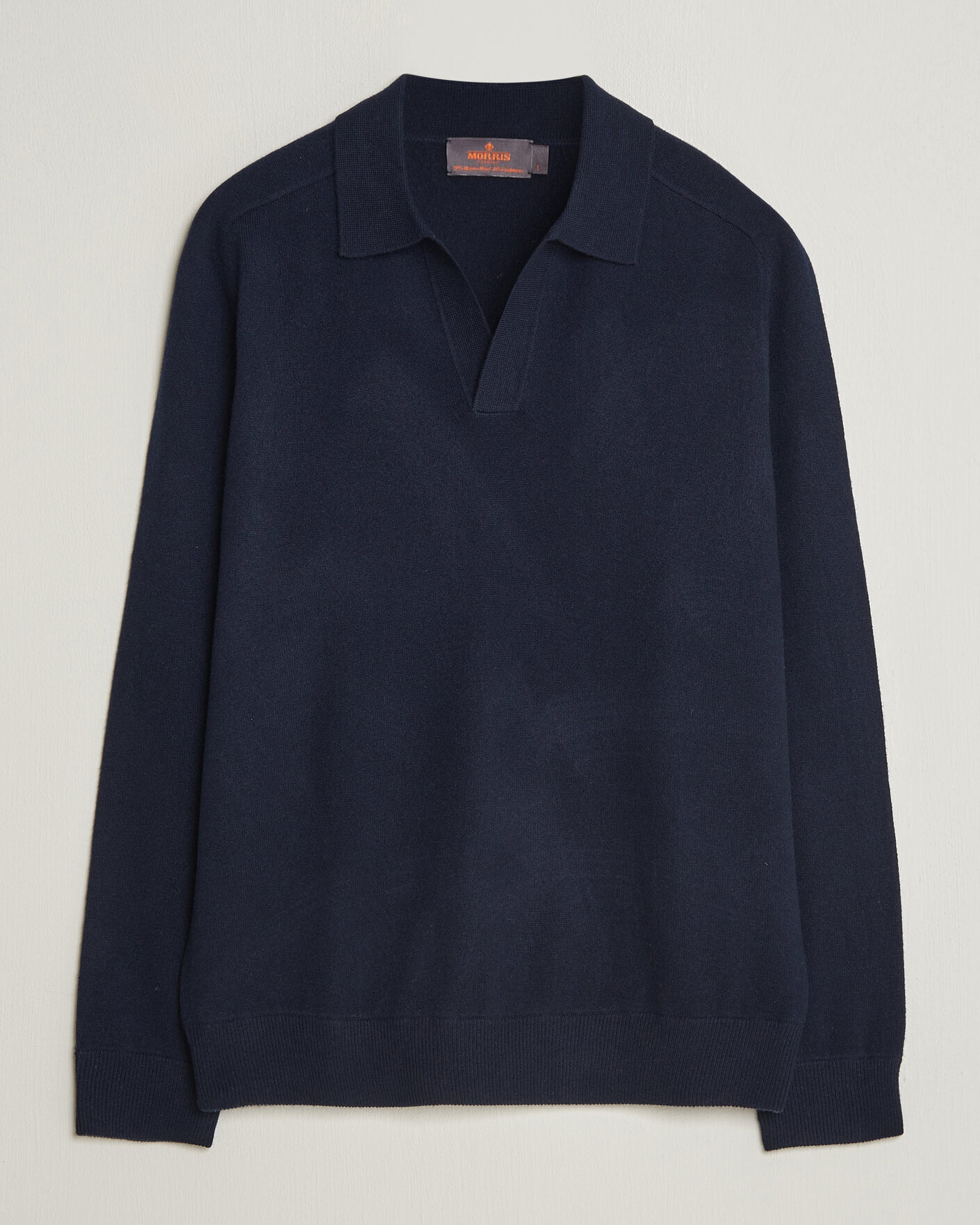 Heren | Truien | Morris | Wilfred Cashmere Resort Polo Navy