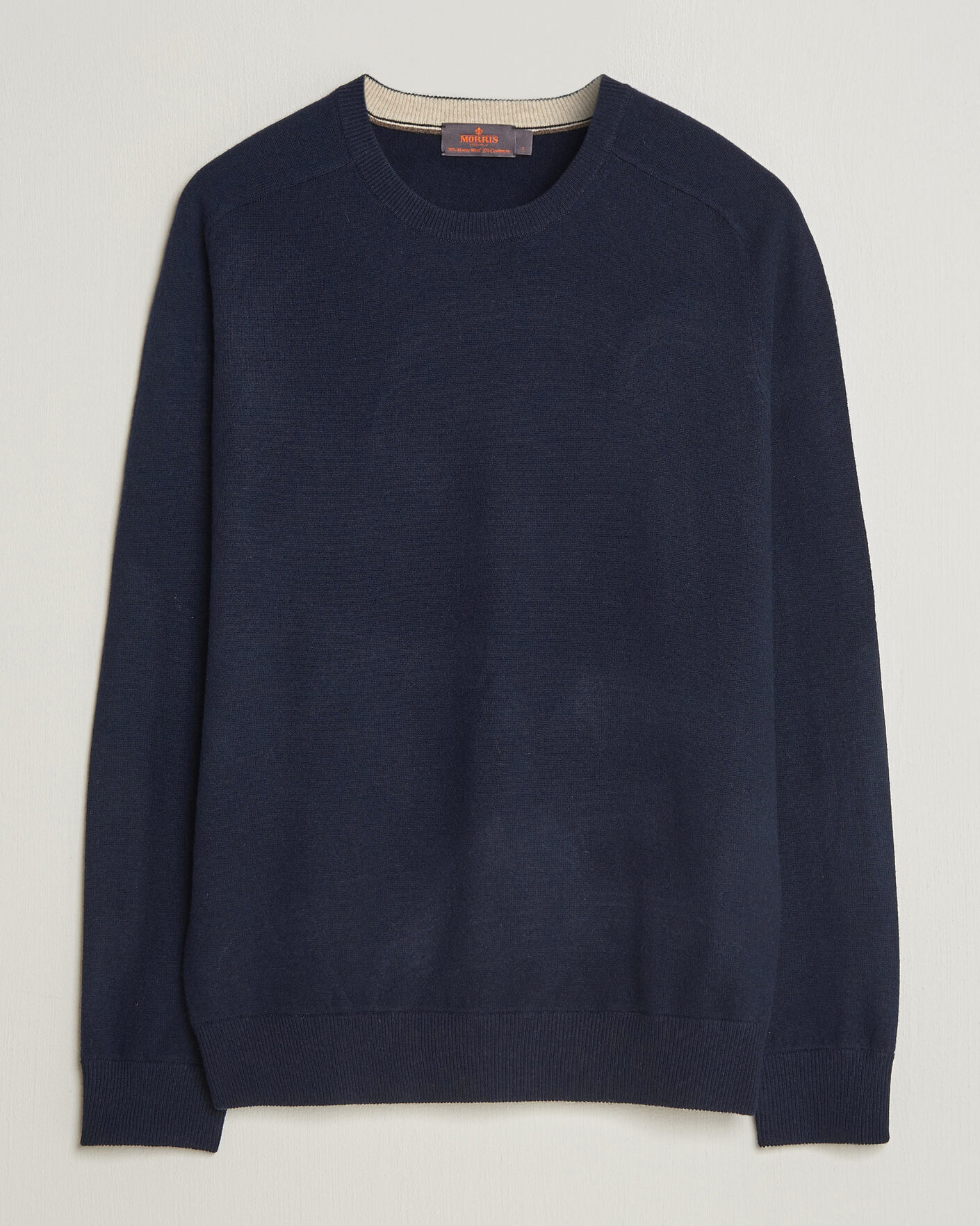 Heren | Truien | Morris | Wilfred Cashmere O-Neck Navy