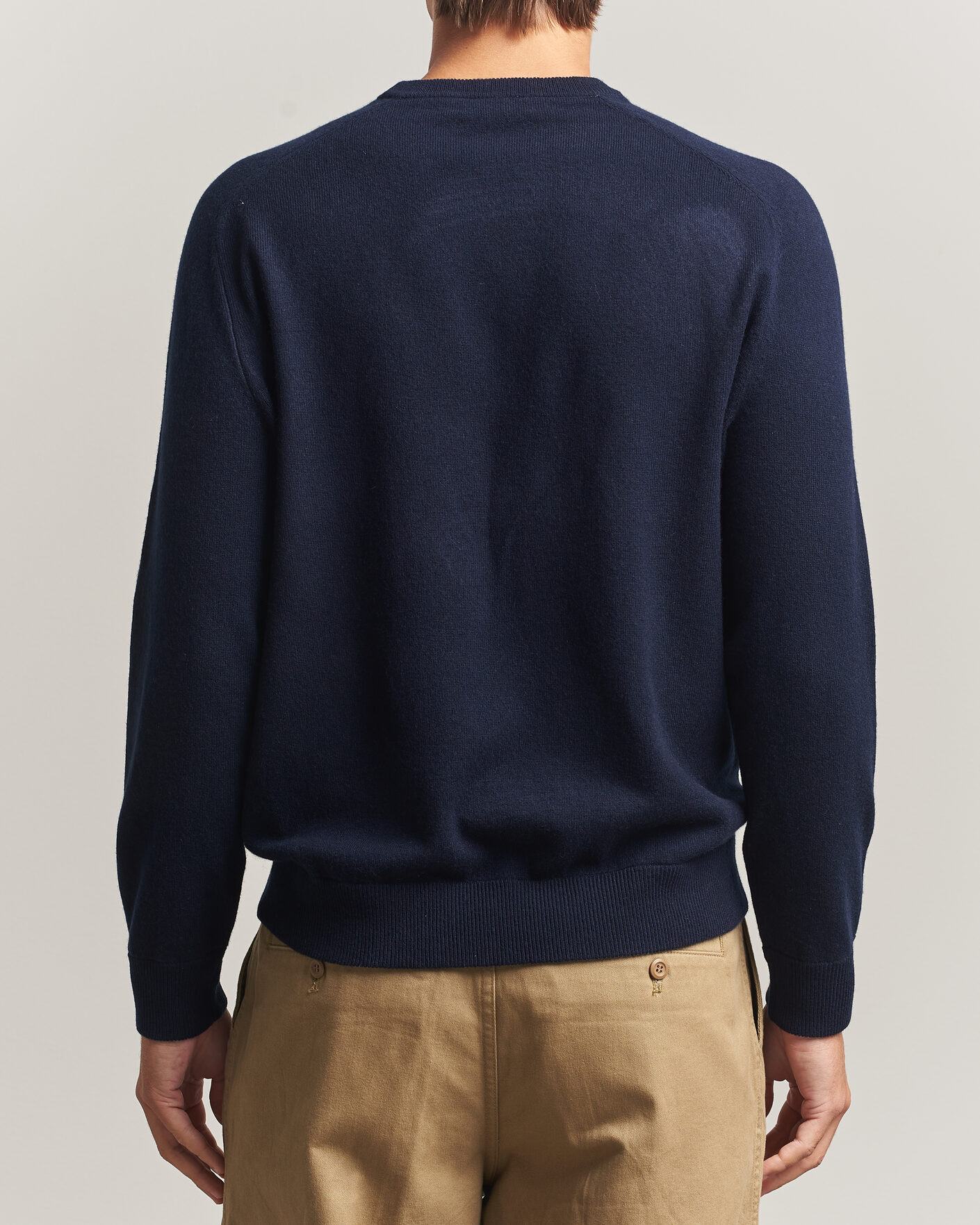 Heren | Truien | Morris | Wilfred Cashmere O-Neck Navy