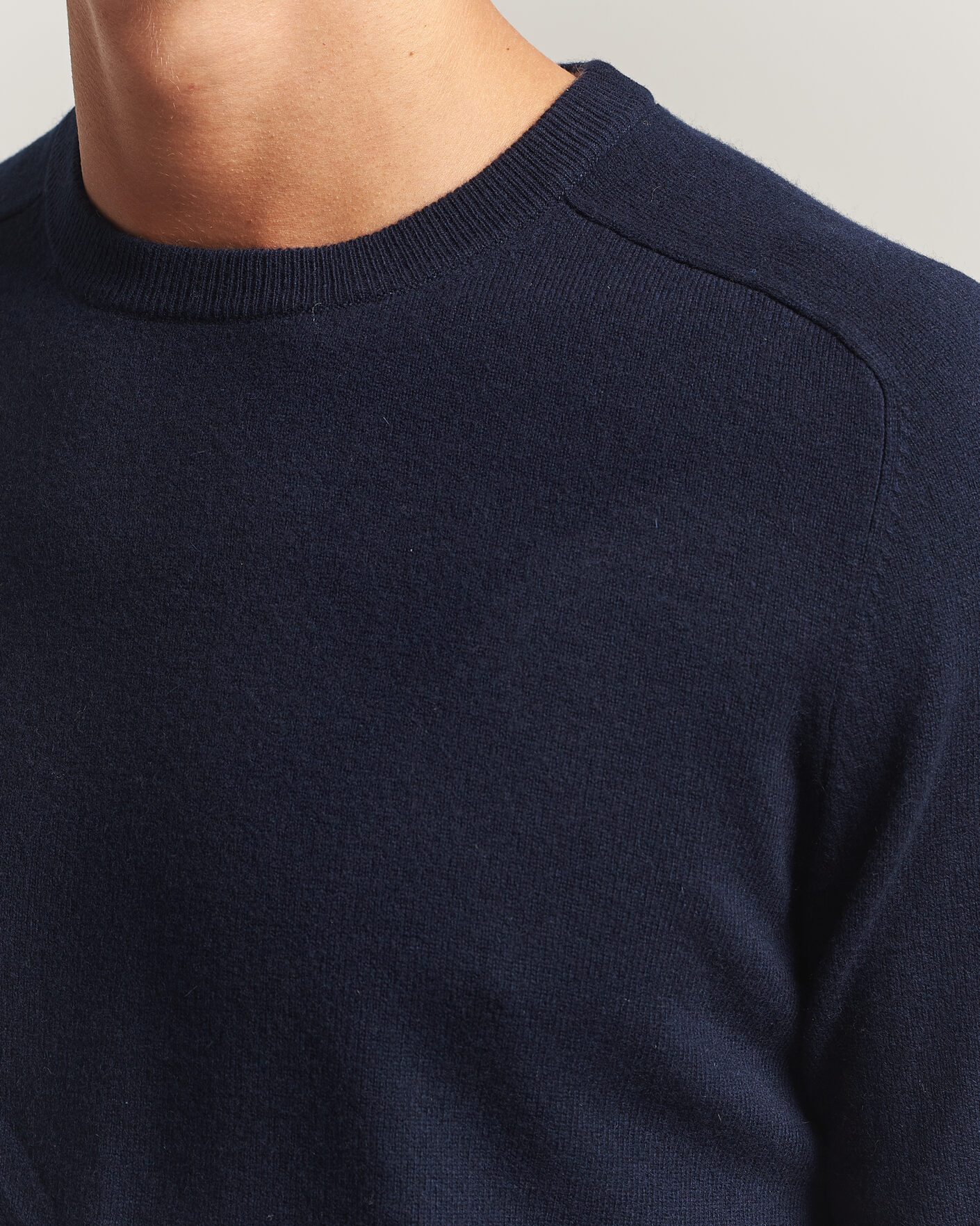 Heren | Truien | Morris | Wilfred Cashmere O-Neck Navy