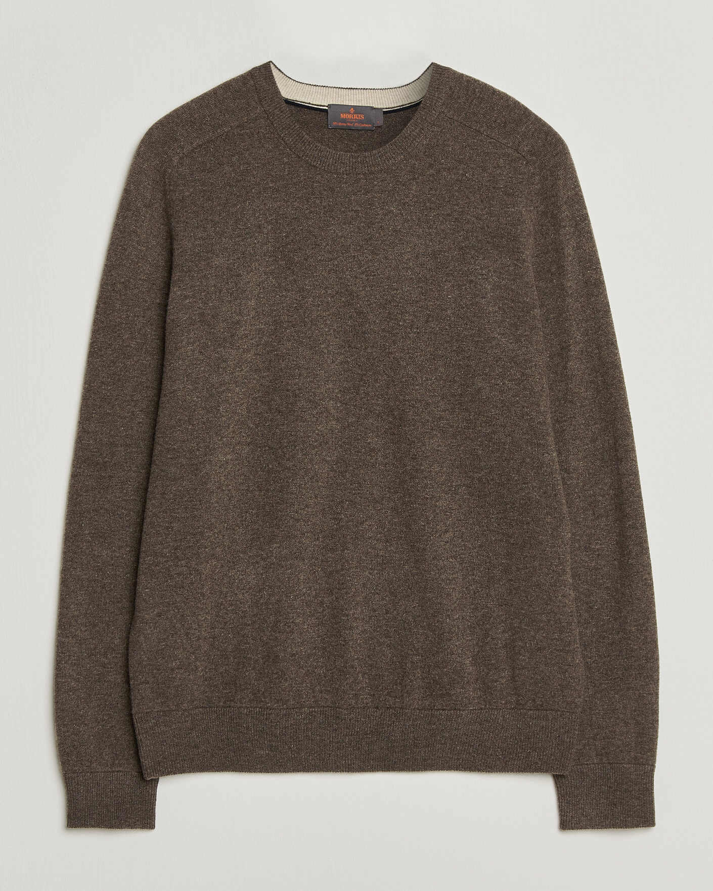 Heren | Truien | Morris | Wilfred Cashmere O-Neck Brown