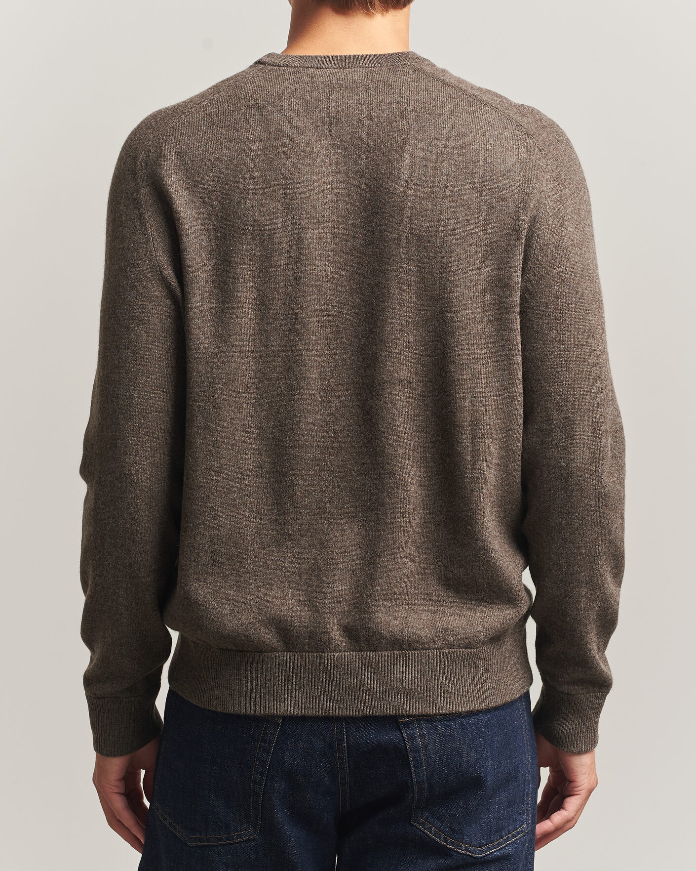 Heren | Truien | Morris | Wilfred Cashmere O-Neck Brown