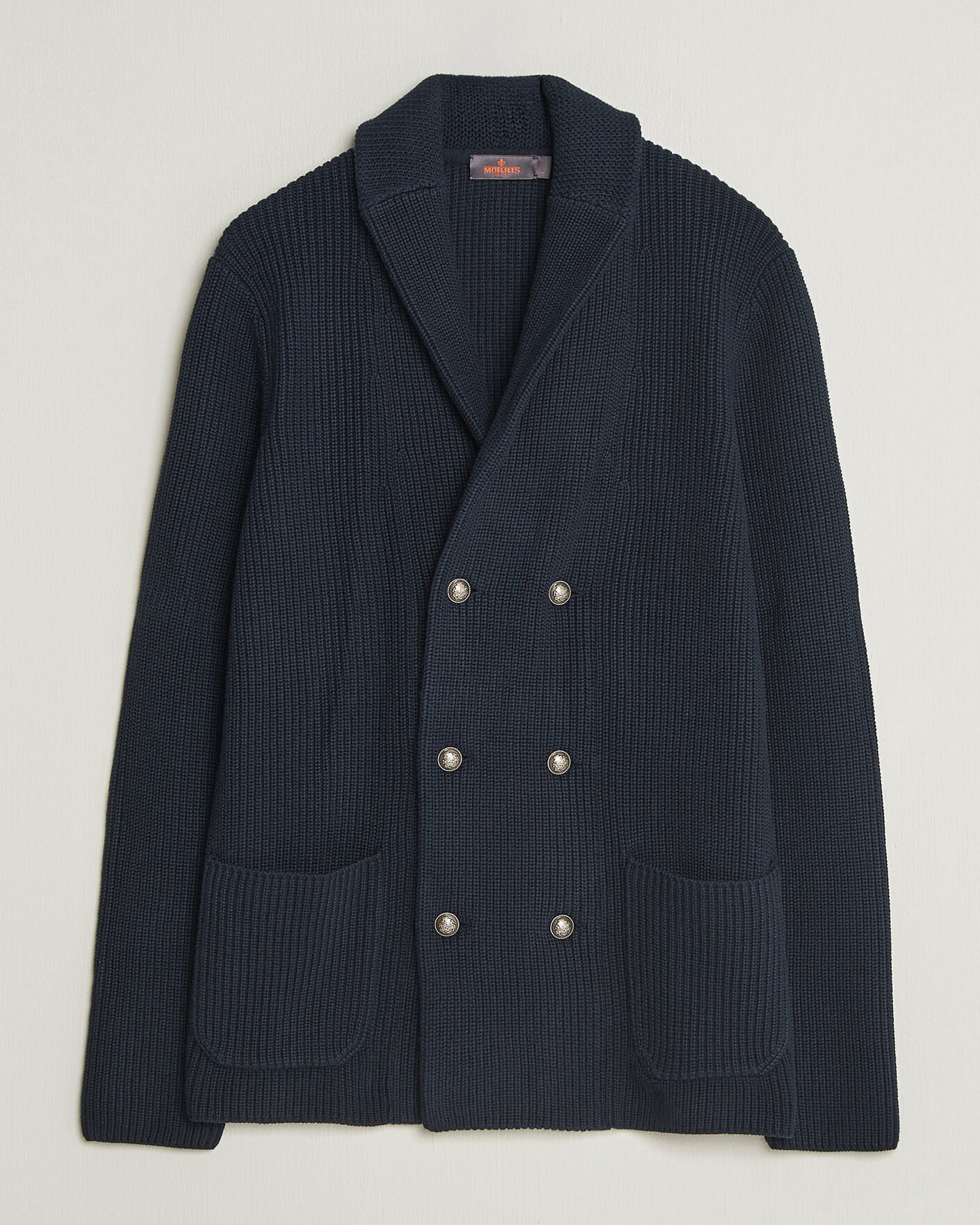 Heren | Truien | Morris | Brayden DB Shawl Cardigan Navy