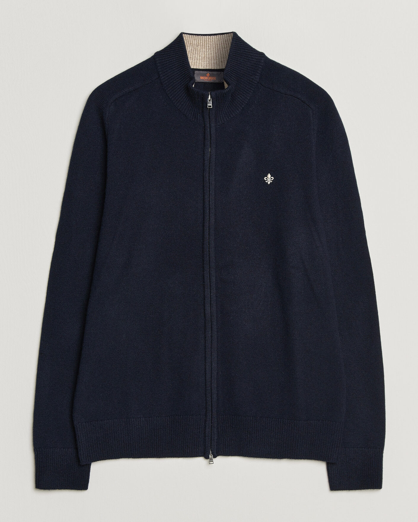 Heren | Truien | Morris | Hertford Zip Cardigan Navy