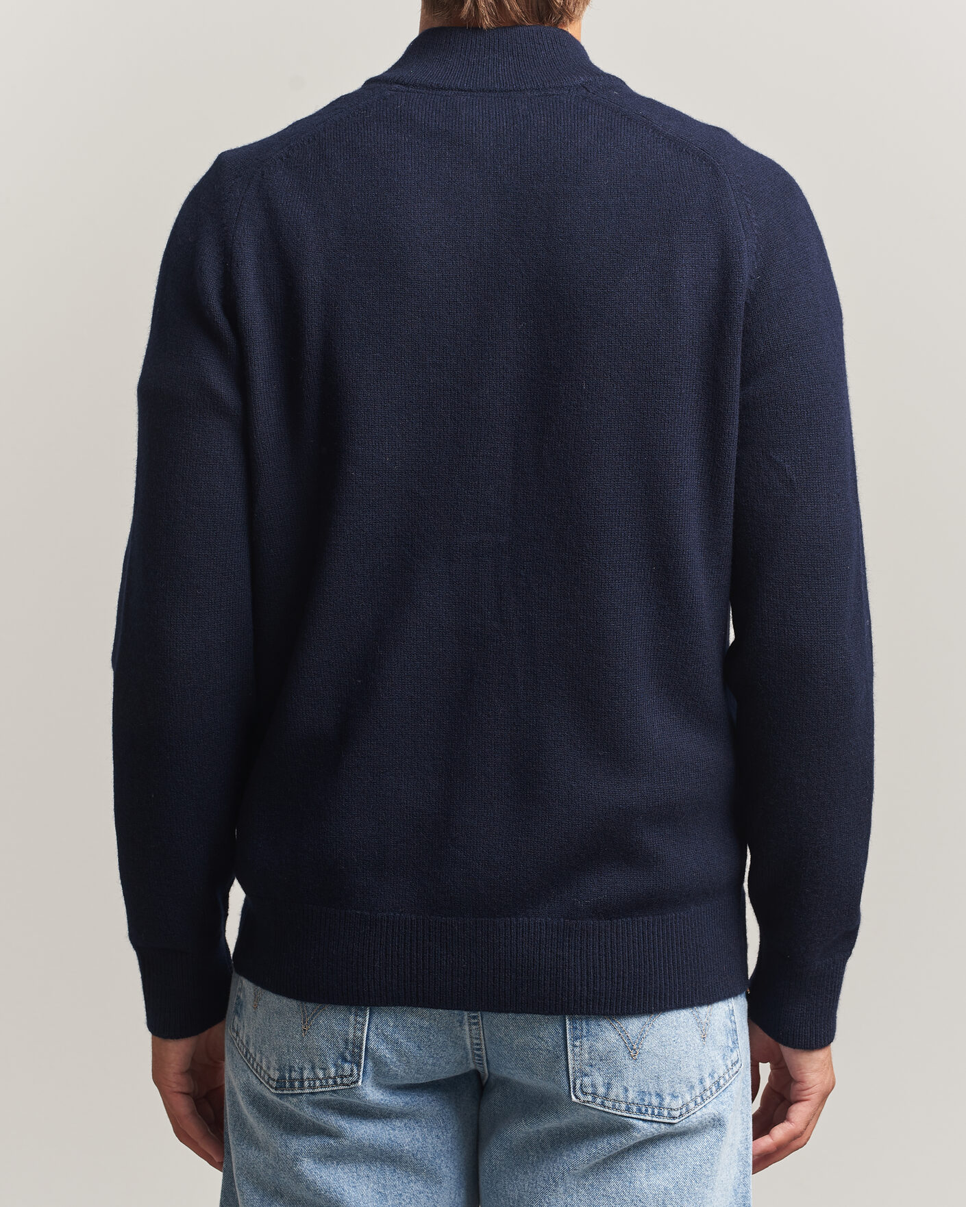 Heren | Truien | Morris | Hertford Zip Cardigan Navy