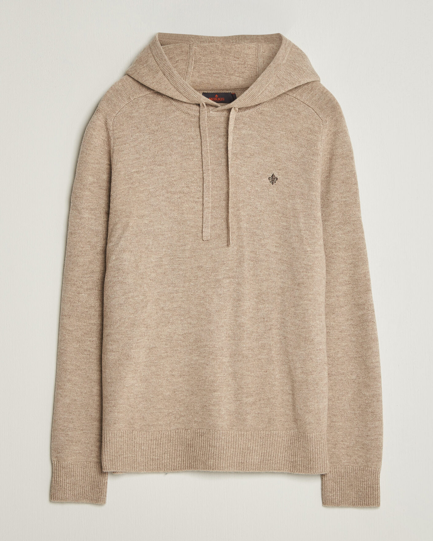Heren | Truien | Morris | Hertford Lambswool Hoodie Khaki