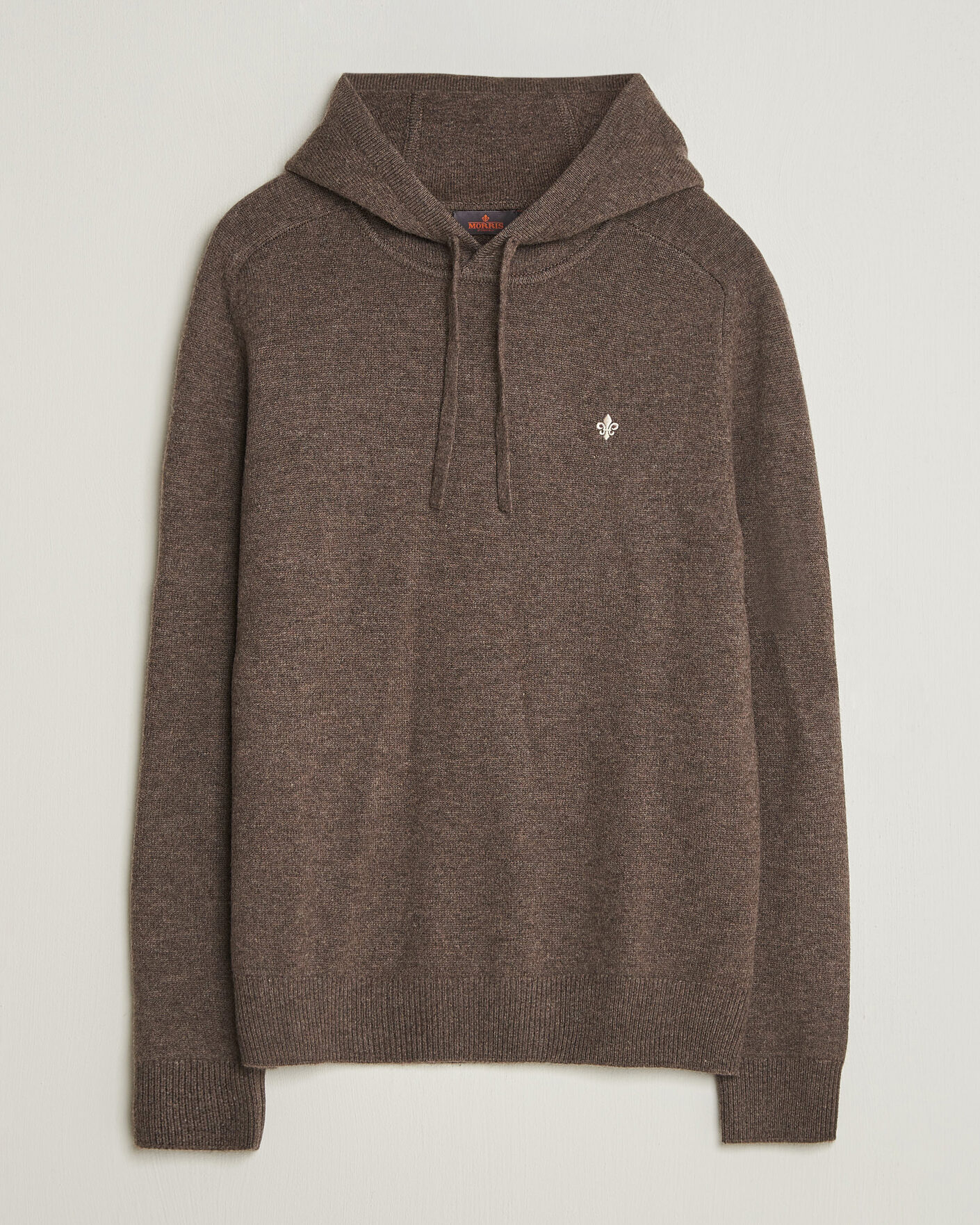 Heren | Truien | Morris | Hertford Lambswool Hoodie Brown