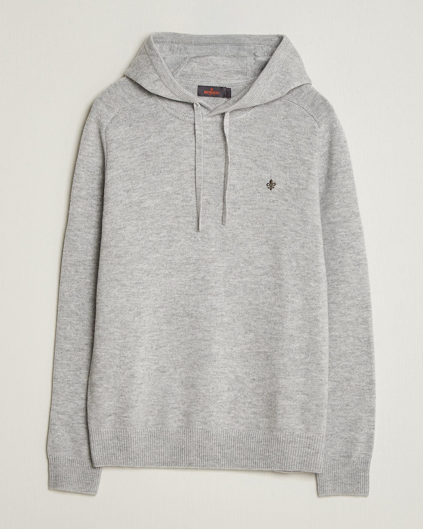 Heren | Truien | Morris | Hertford Lambswool Hoodie Grey