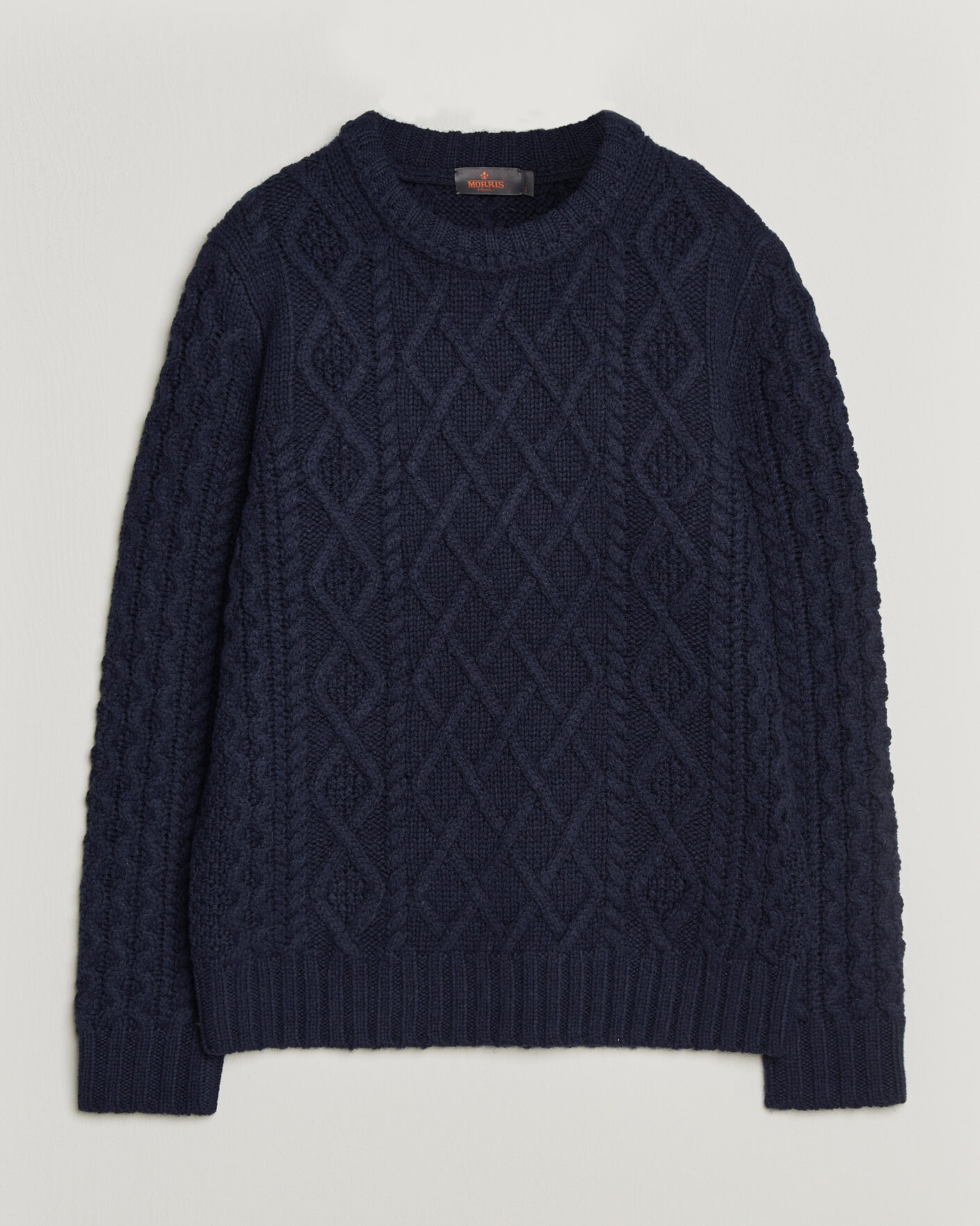 Heren | Truien | Morris | Ramsey Cable Sweater Navy