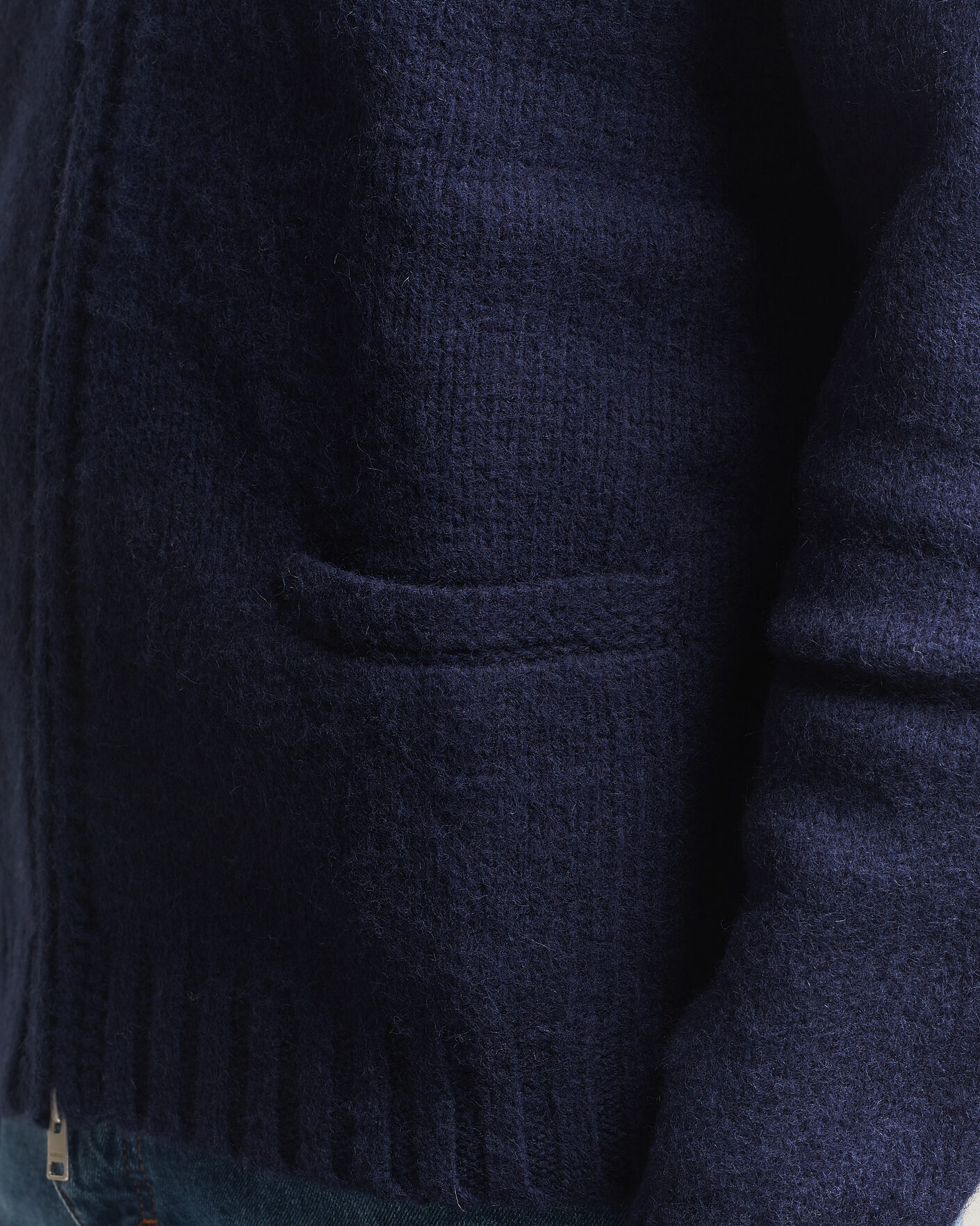 Heren | Truien | Morris | Boyd Zip Cardigan Navy