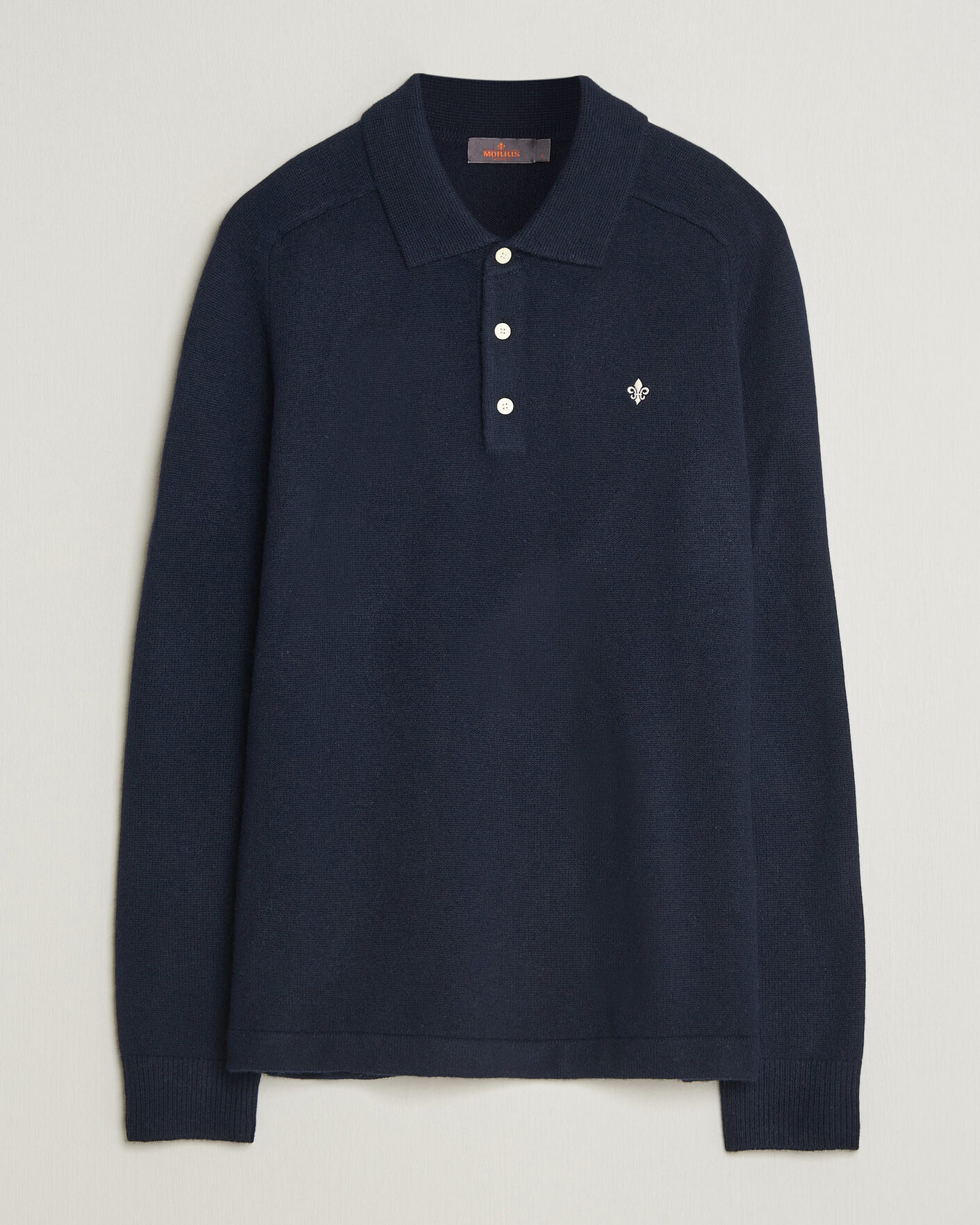 Heren | Truien | Morris | Hetford Knitted Polo Navy