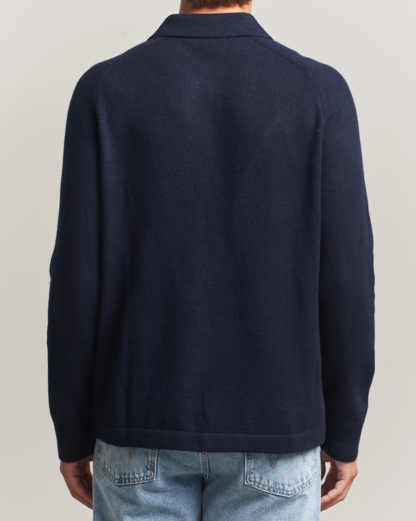Heren | Truien | Morris | Hetford Knitted Polo Navy