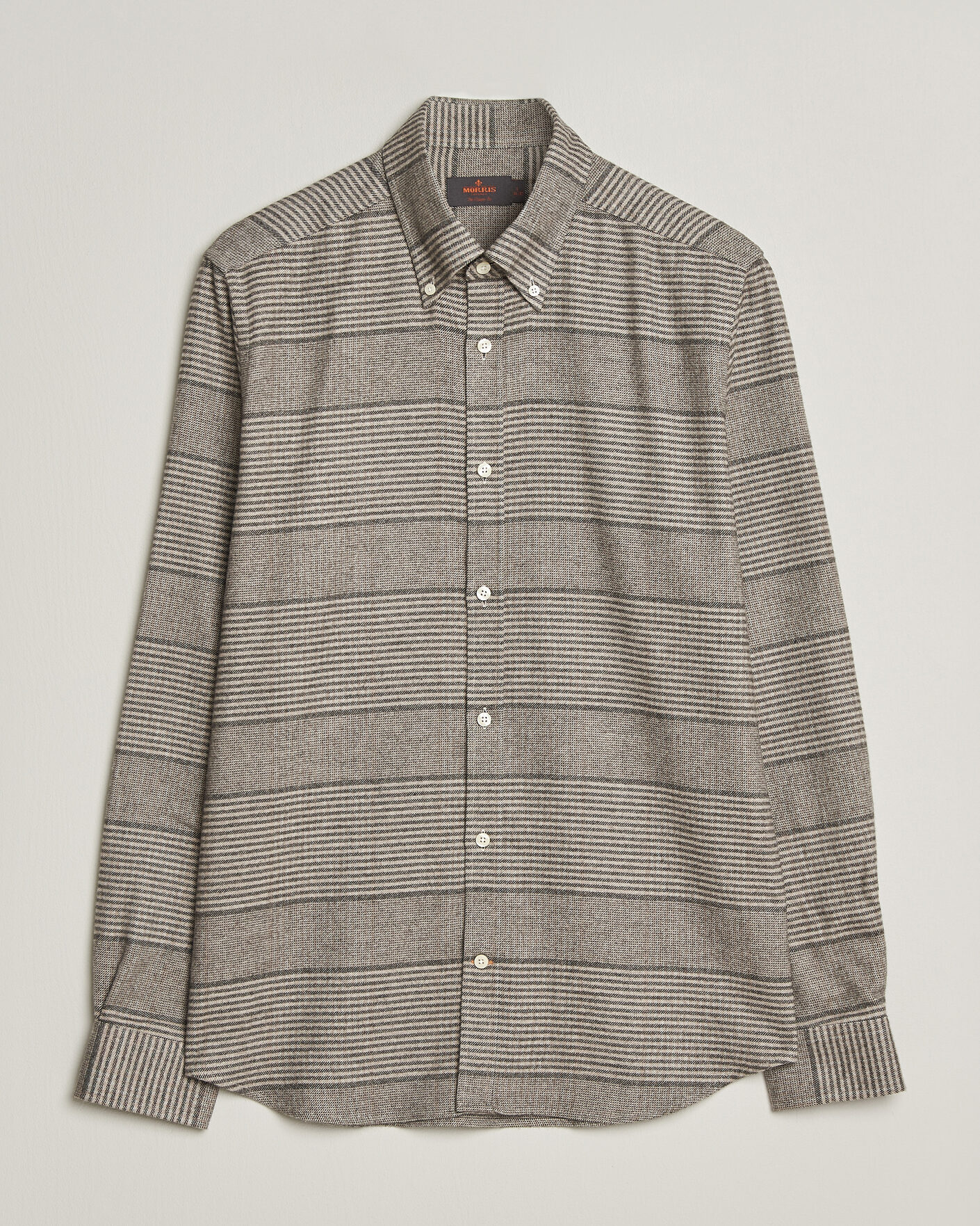Heren | Overhemden | Morris | Soft Lama Check Shirt Camel