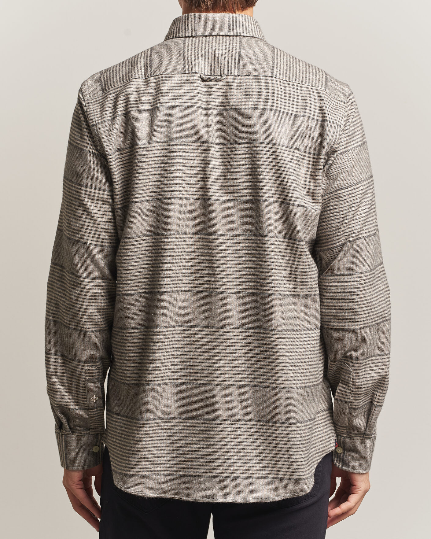 Heren | Overhemden | Morris | Soft Lama Check Shirt Camel