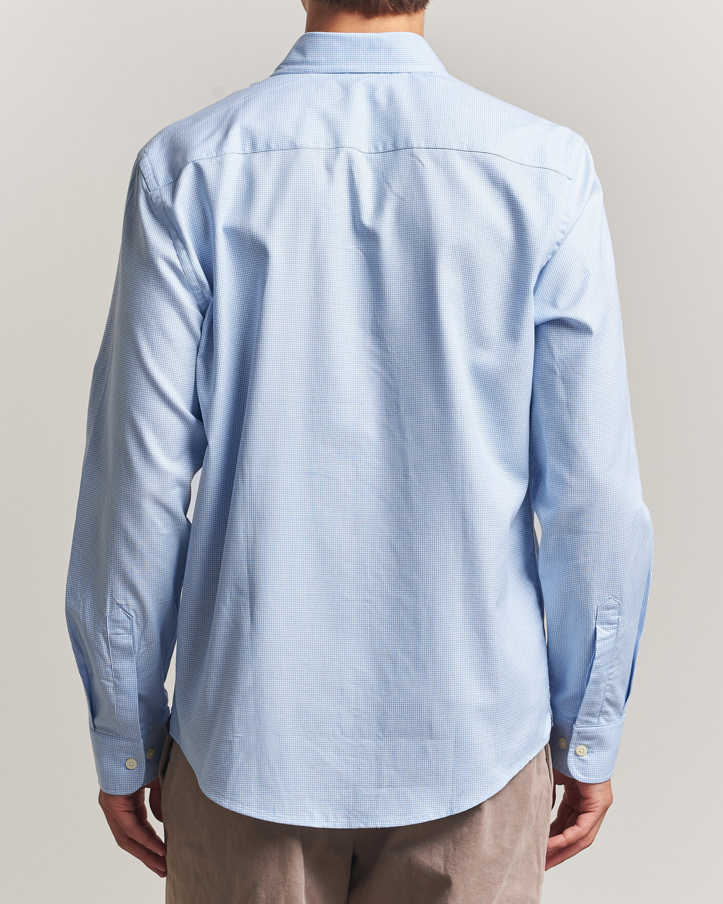 Heren | Overhemden | Morris | Fine Oxford Shirt Light Blue