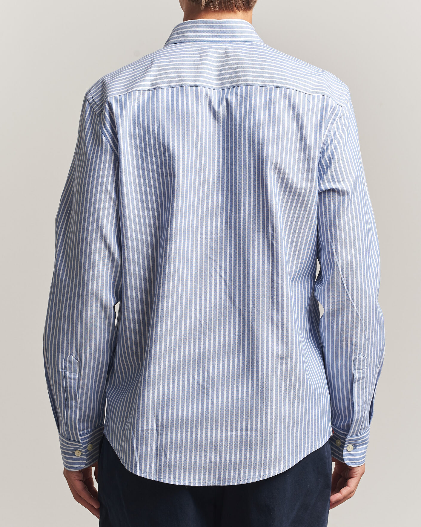 Heren | Overhemden | Morris | Fine Oxford Shirt Blue
