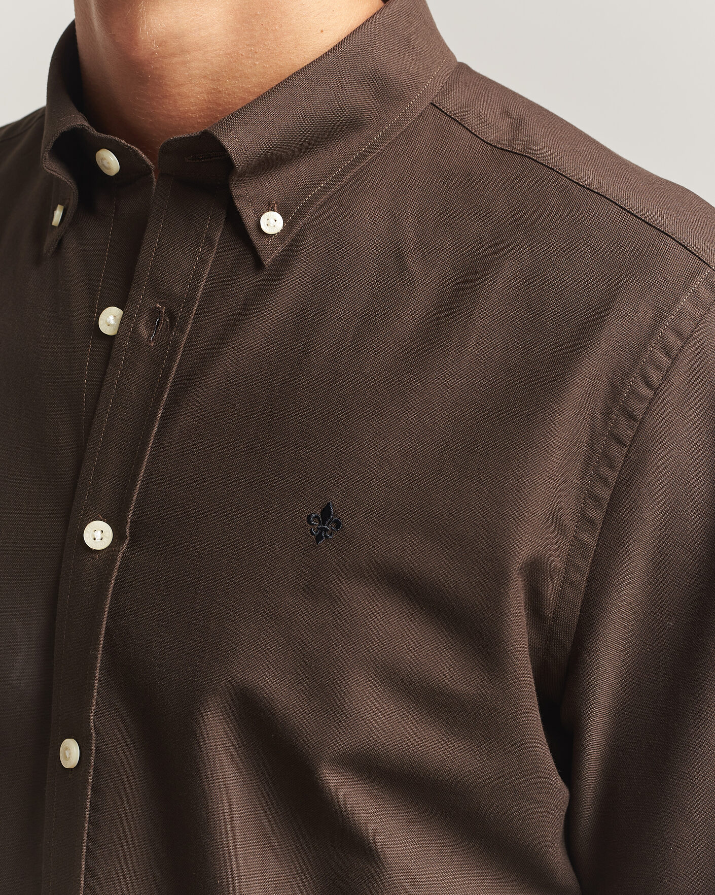 Heren | Overhemden | Morris | Douglas Oxford Shirt Brown