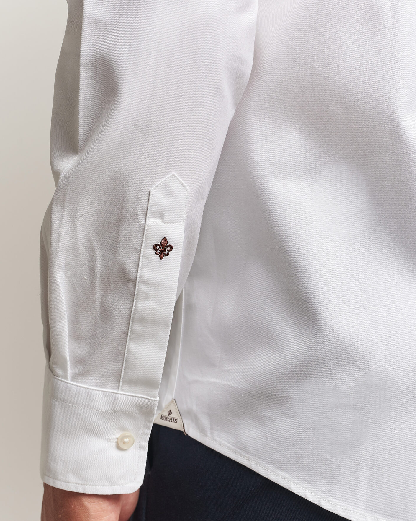 Heren | Overhemden | Morris | Twill Shirt White