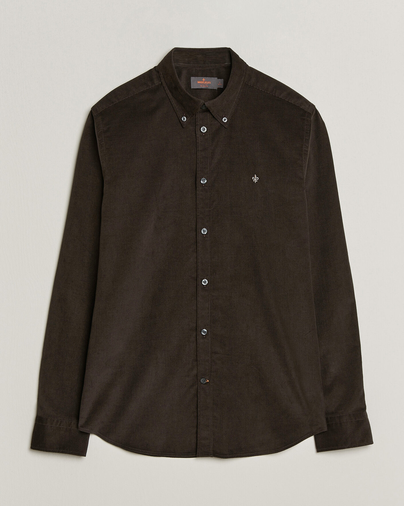 Heren | Overhemden | Morris | Douglas Cord Shirt Brown