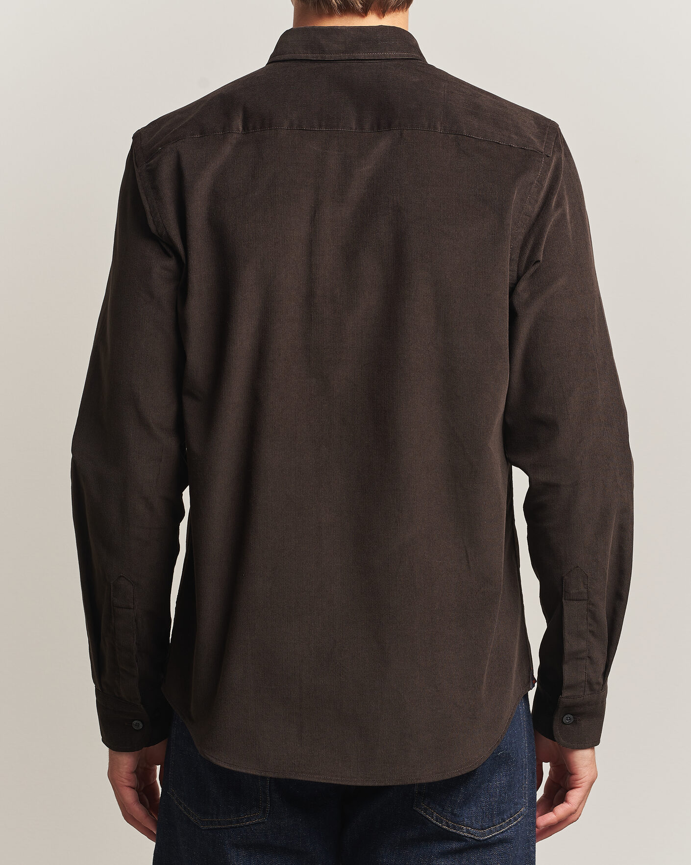 Heren | Overhemden | Morris | Douglas Cord Shirt Brown