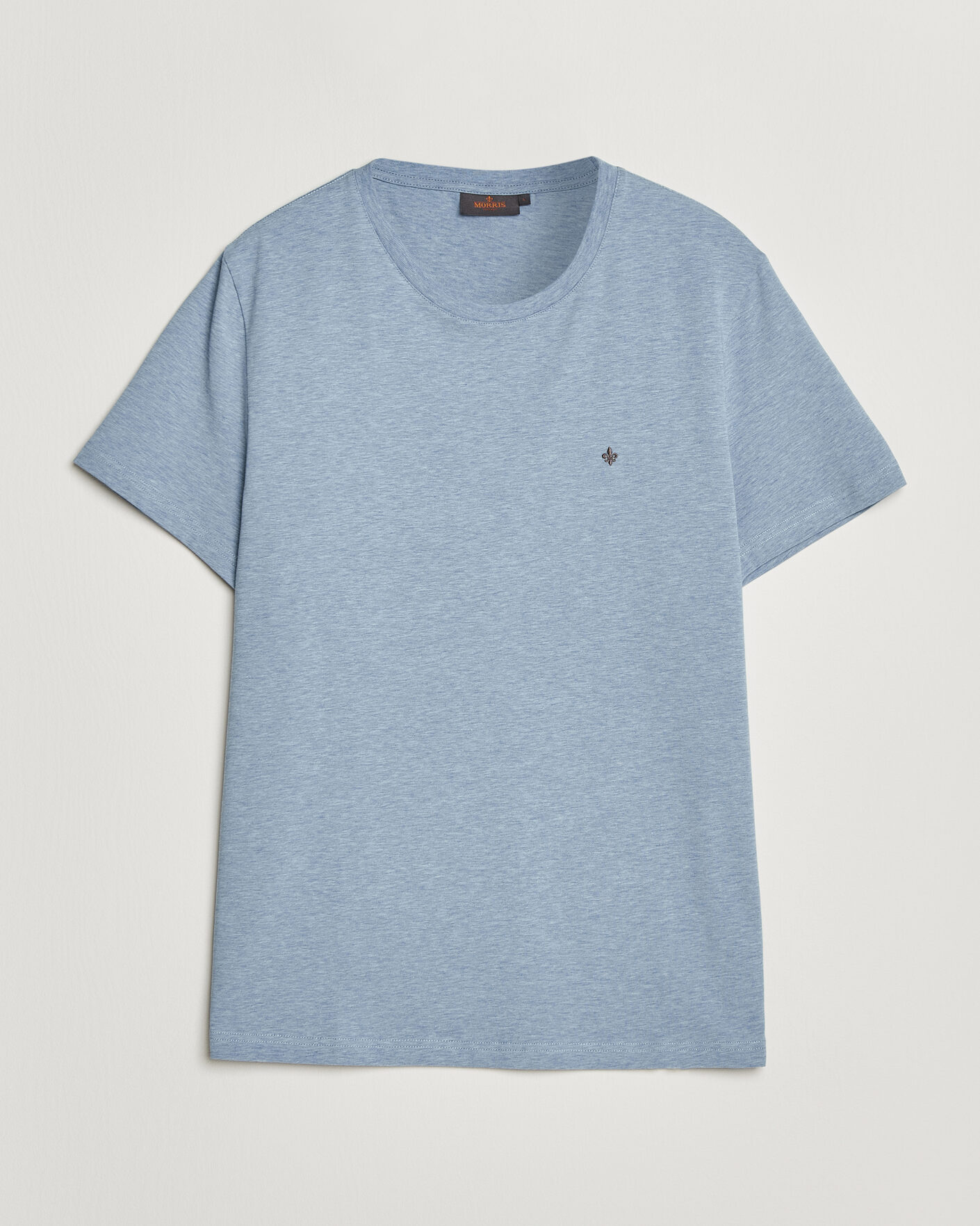 Heren | T-shirts | Morris | James Crew Neck T-Shirt Blue