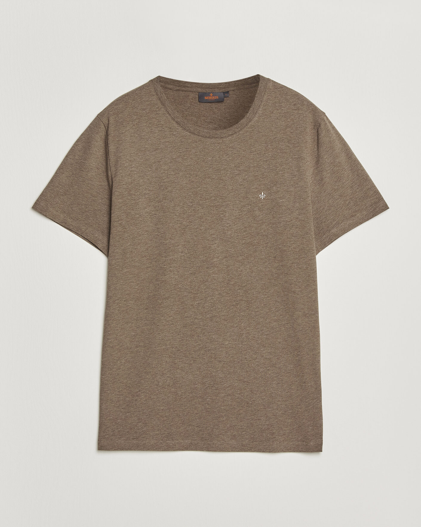 Heren | T-shirts | Morris | James Crew Neck T-Shirt Brown
