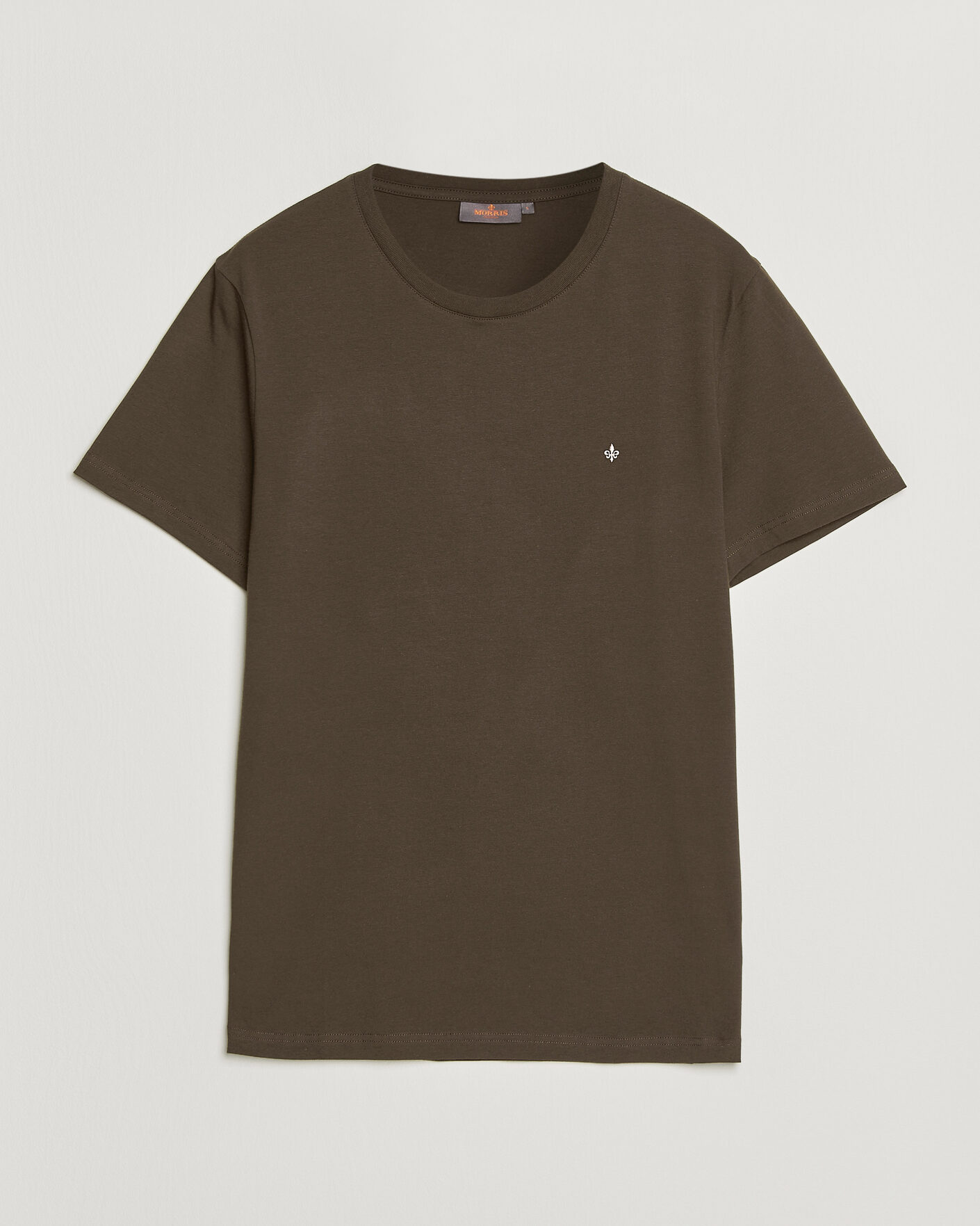Heren | T-shirts | Morris | James Crew Neck T-Shirt Brown