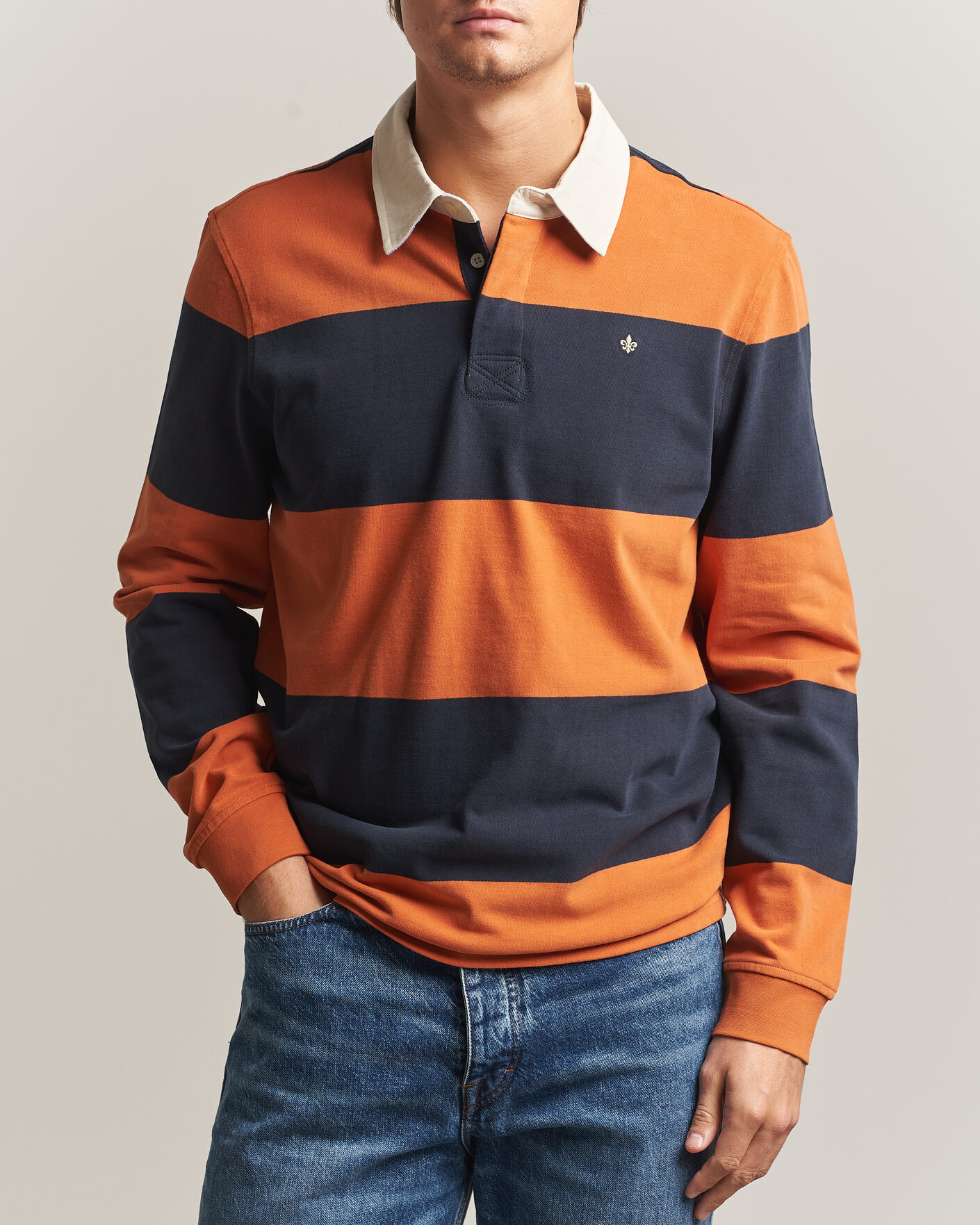 Heren | Truien | Morris | Graham Rugger Orange