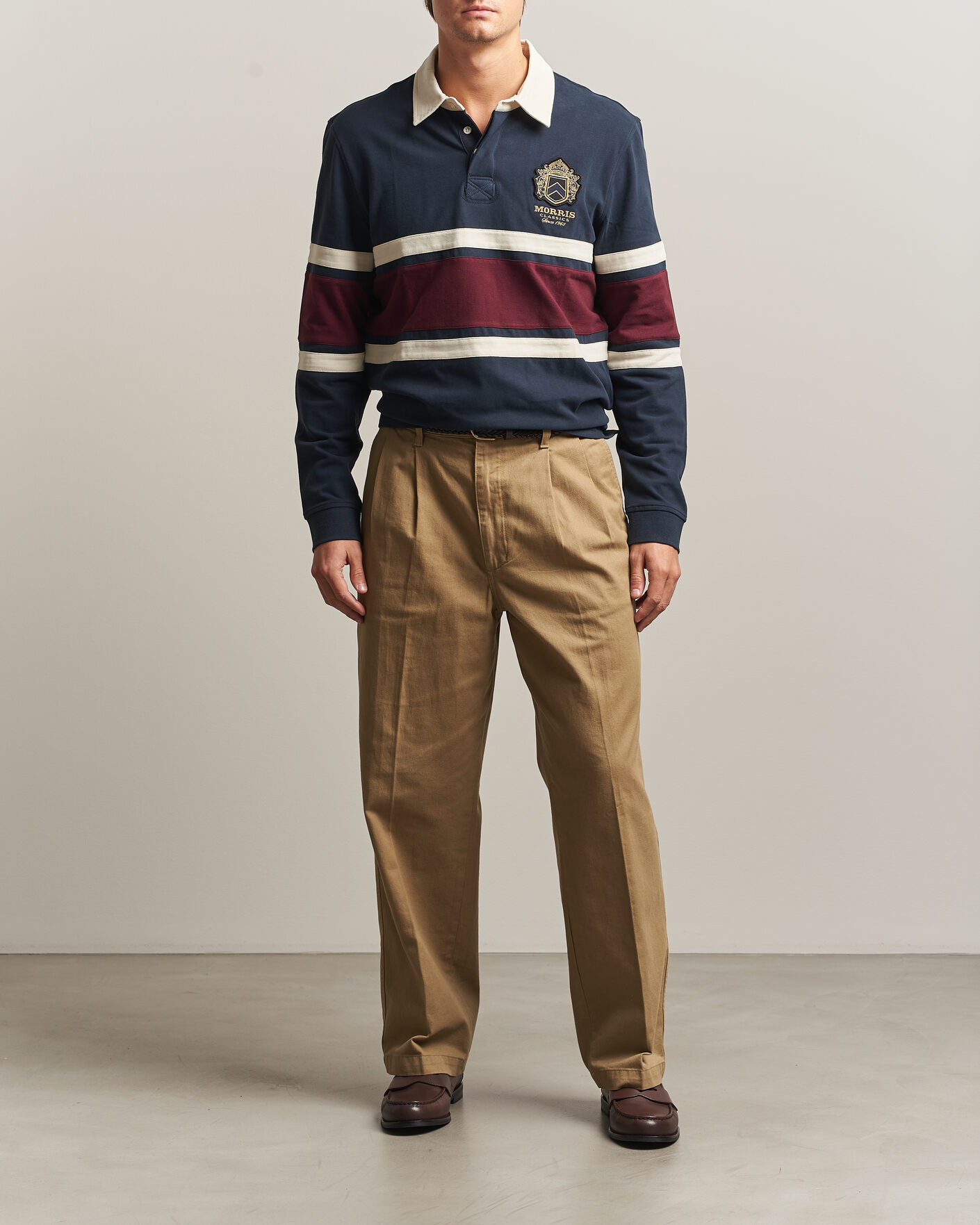 Heren | Truien | Morris | Harold Rugger Old Blue